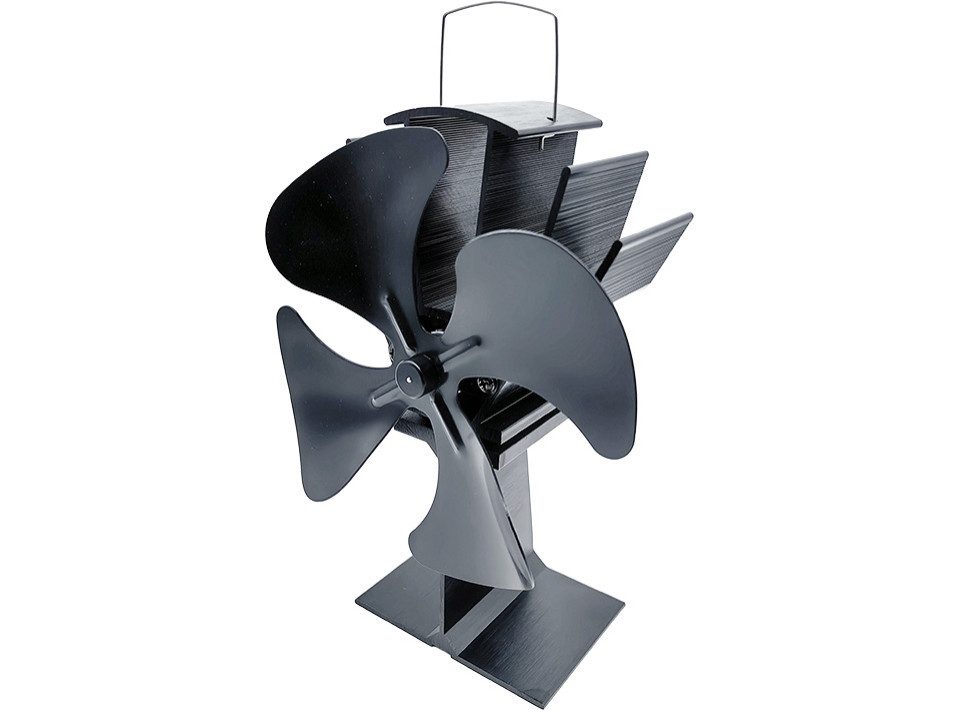 ROWI Kaminventilator Rowi Ofenventilator stromlos 22 x 16 x 9 cm