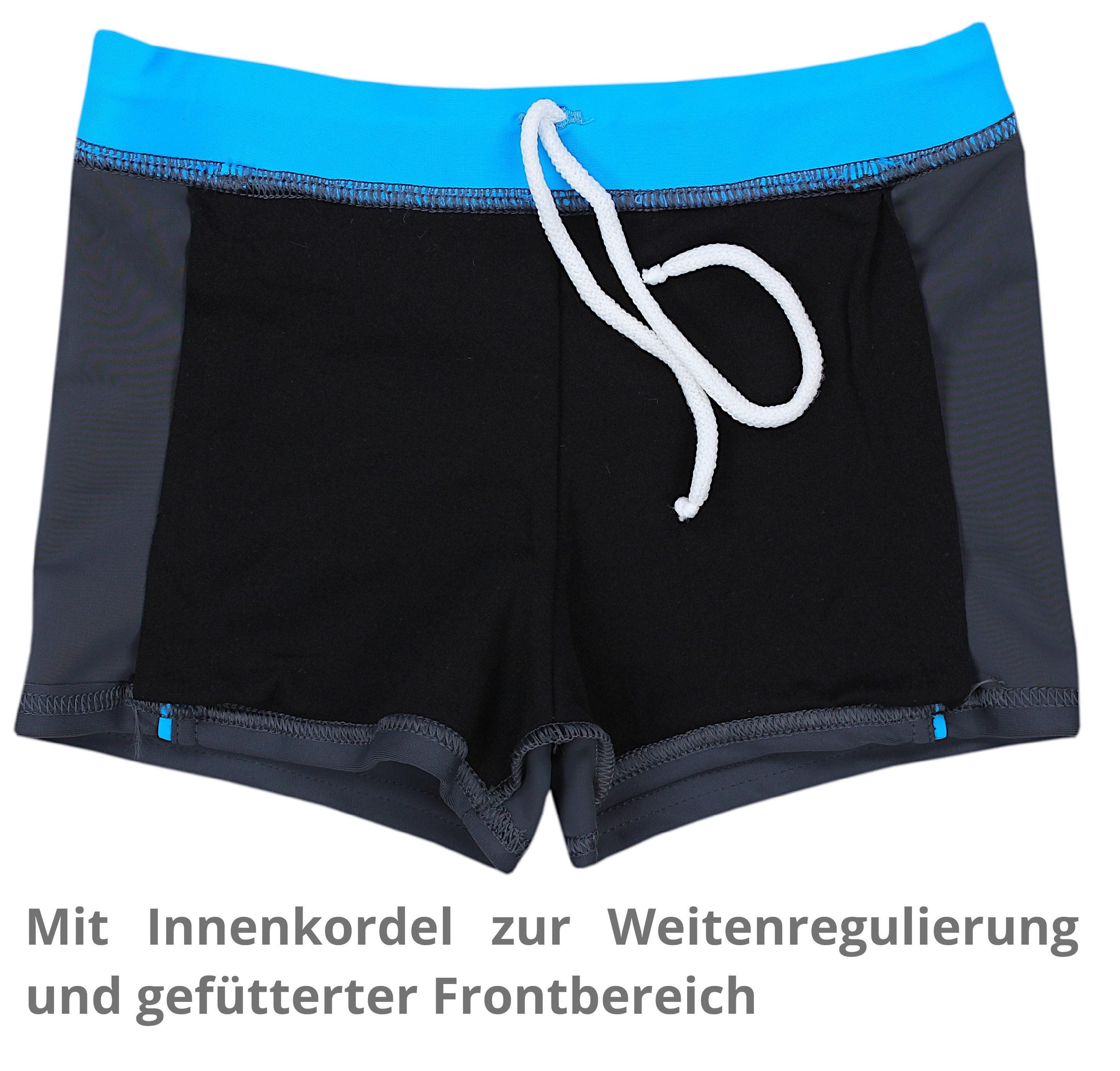 Aquarti Badeshorts Aquarti Jungen Badehose Schwimmhose Seitliche Paspel Kinder Badeshorts – Bild 5 von 5