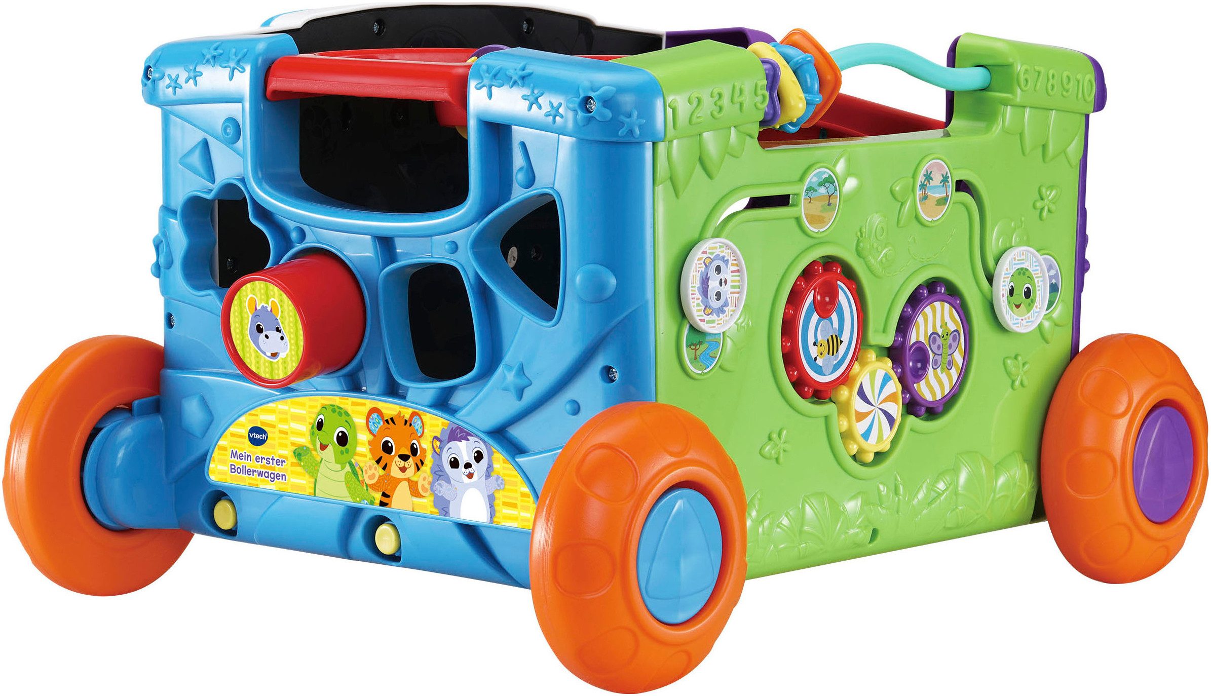 Vtech® Lernspielzeug Mein erster Bollerwagen, mit Licht- und Soundeffekt günstig online kaufen