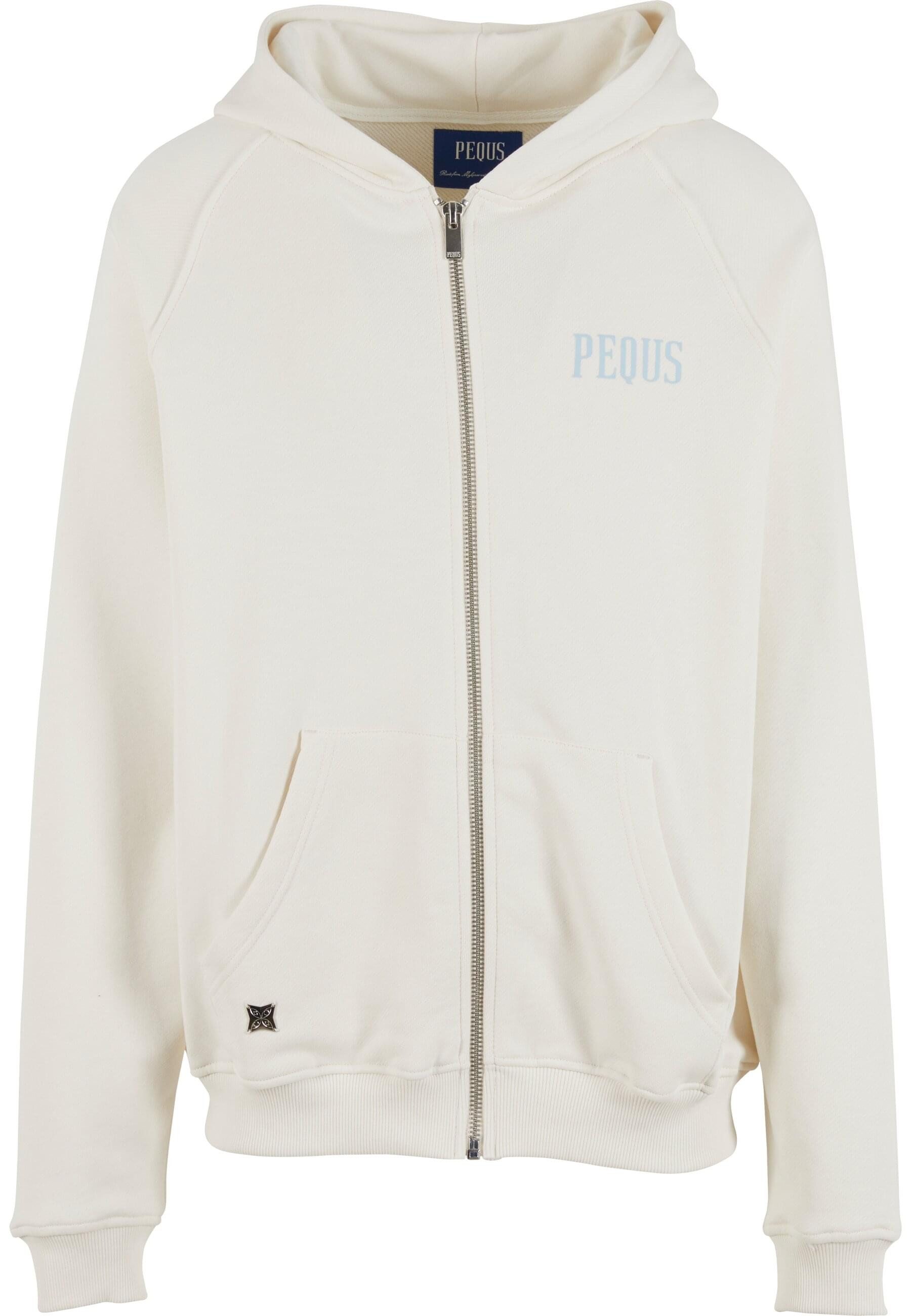 PEQUS Sweatjacke PEQUS PEQUS Back Logo Zip-Hoodie günstig online kaufen