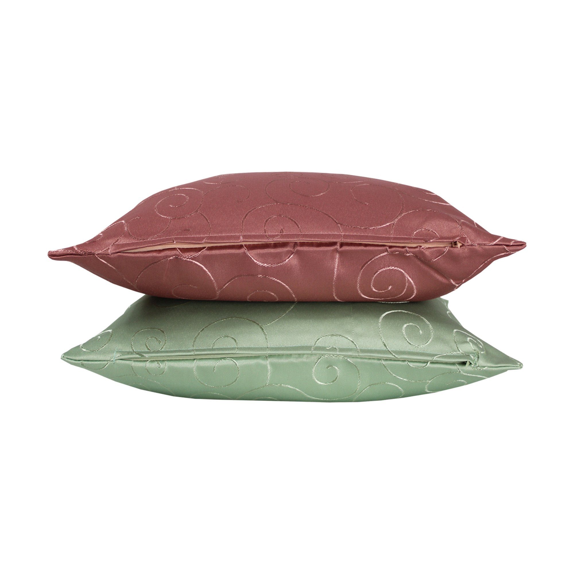 Haus und Deko Kissenbezug Kissenbezug Damast Circle Ornamente, (1 Stück) günstig online kaufen