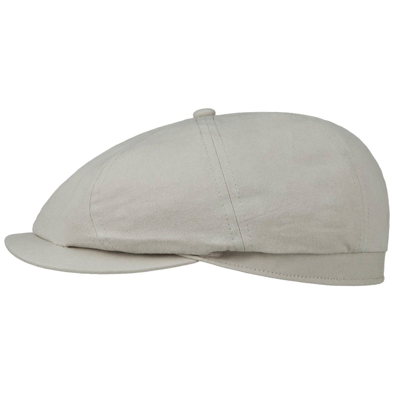 Lipodo Flat Cap (1-St) Schirmmütze mit Schirm hellgrau | Flat Caps