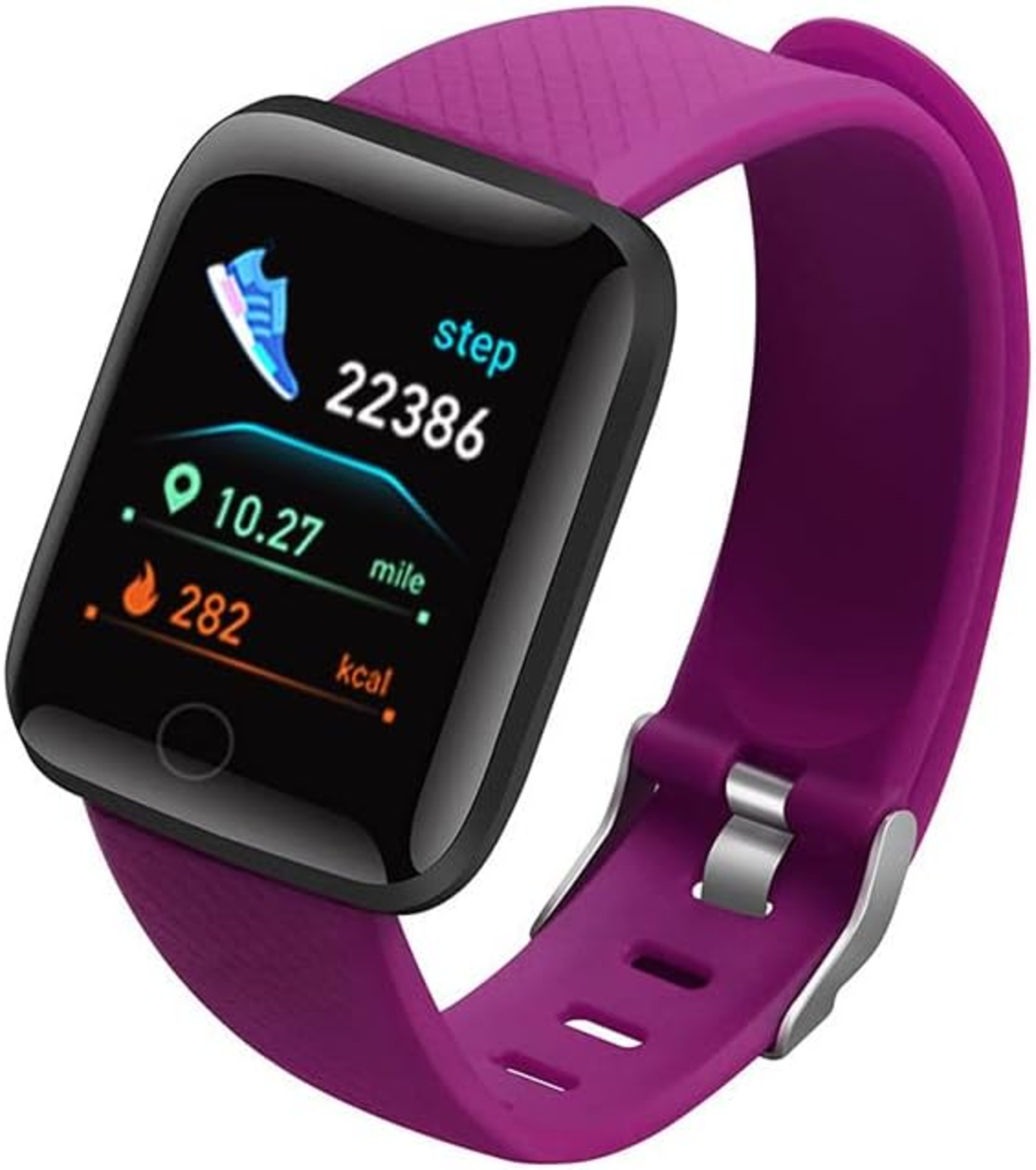 Ziyan Smartwatch (3,6 cm, android ios), Smartwatch mit 1.44" Display, Fitnessfunktionen, USB-Laden und IP67