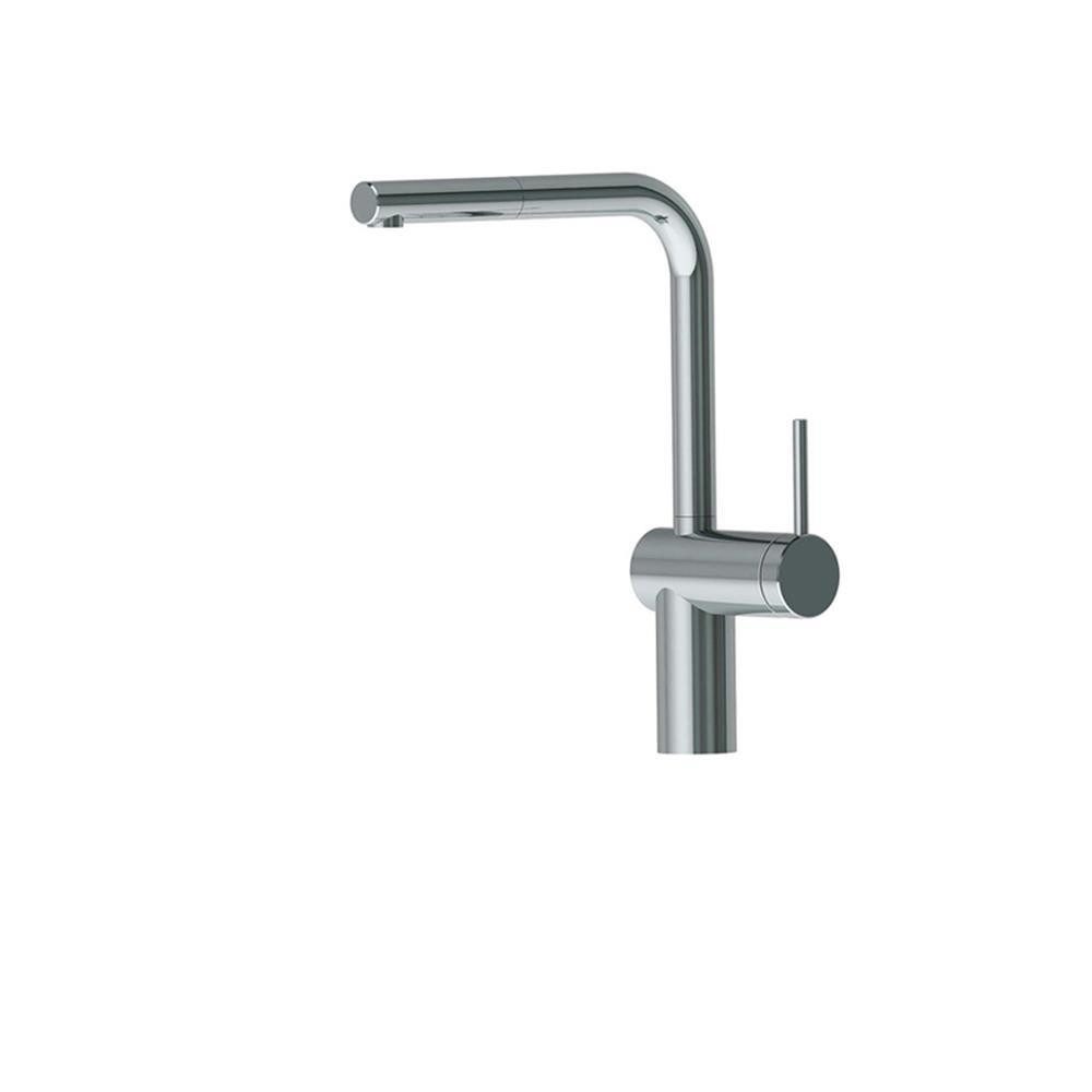 KWC Küchenarmatur Naber Livello 5E Fensterarmatur mit ausziehbarem Auslauf Edelstahl Hoc