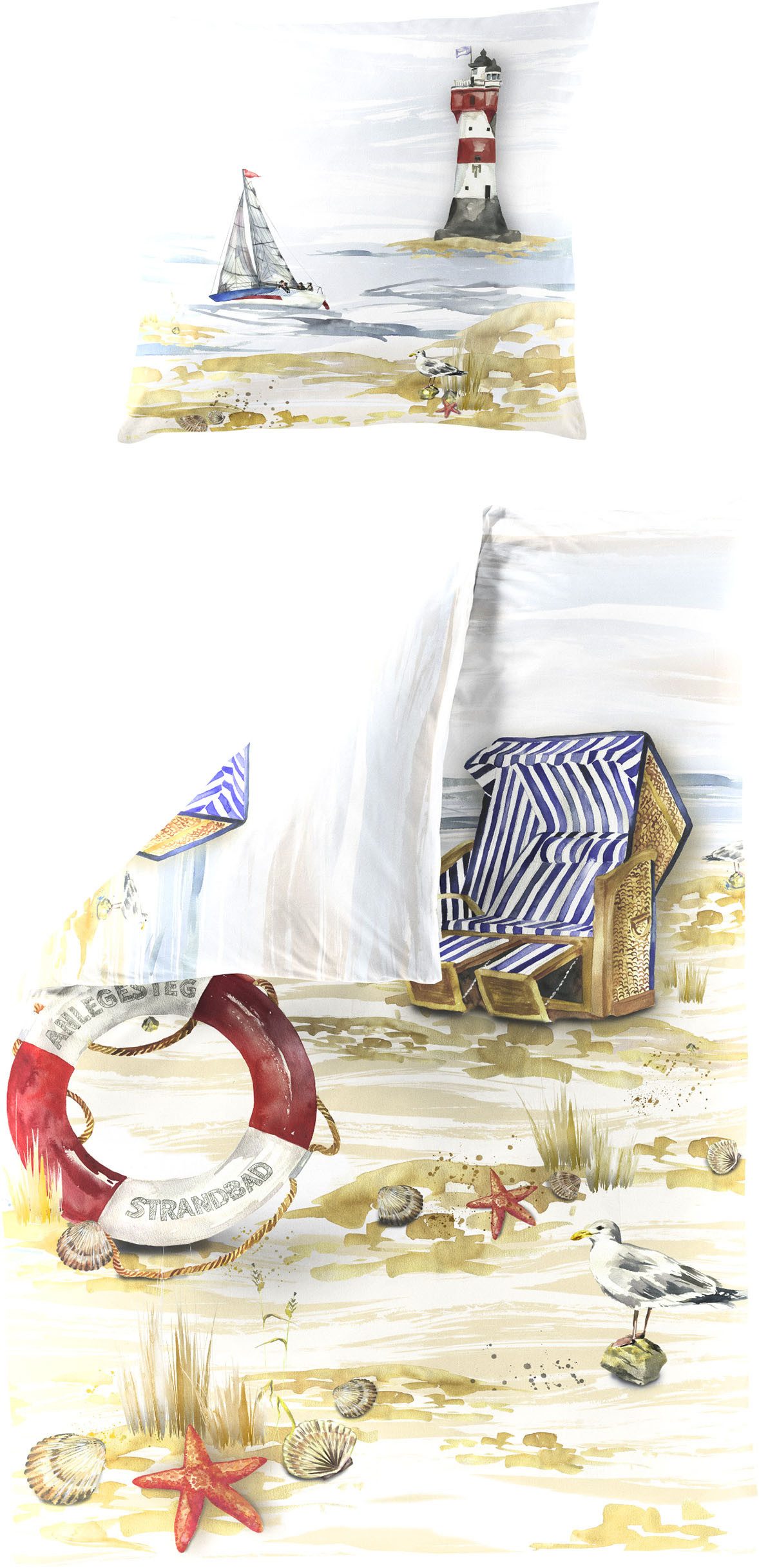 BIERBAUM Bettwäsche Bettwäsche 5330, Mako-Satin, 2 teilig, Mako-Satin, 100 % Baumwolle, pflegeleicht, seidig glänzend