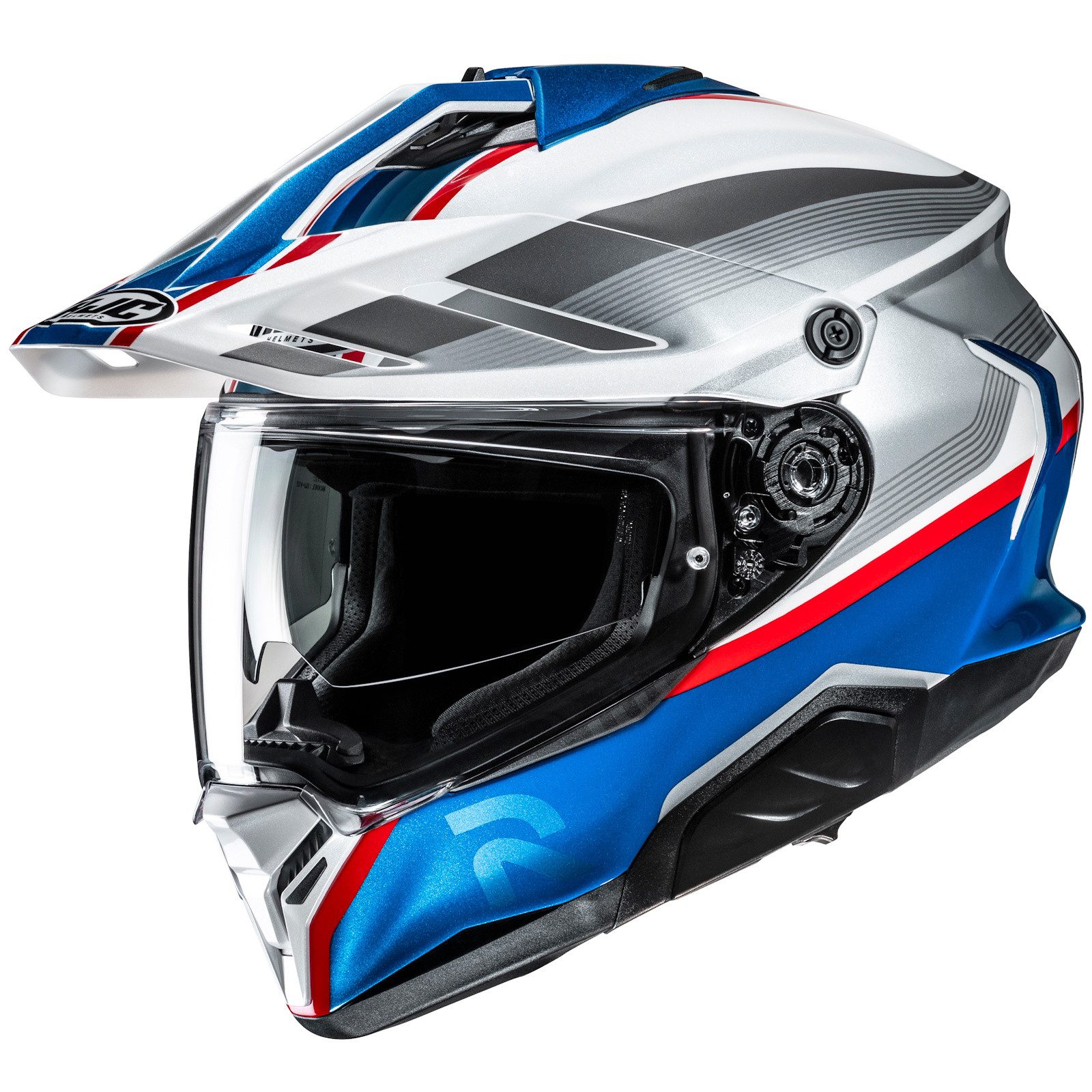 HJC Motorradhelm HJC RPHA 60 Arbre MC21 Adventure Helm Grau / Blau / Rot M (1er Set)