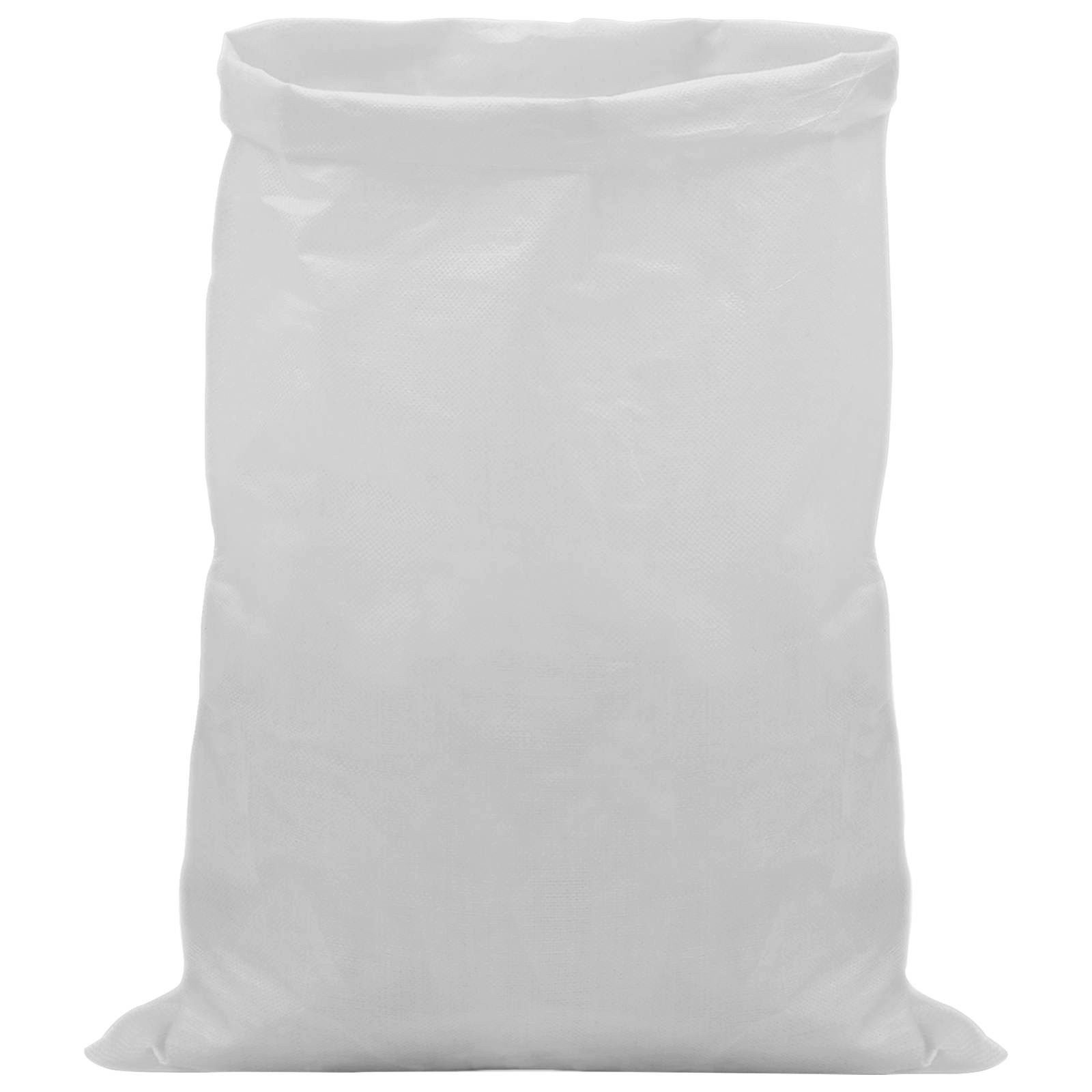 vidaXL Gewebesack Gewebte Säcke 100 pcs Weiß 40 x 60 cm PP