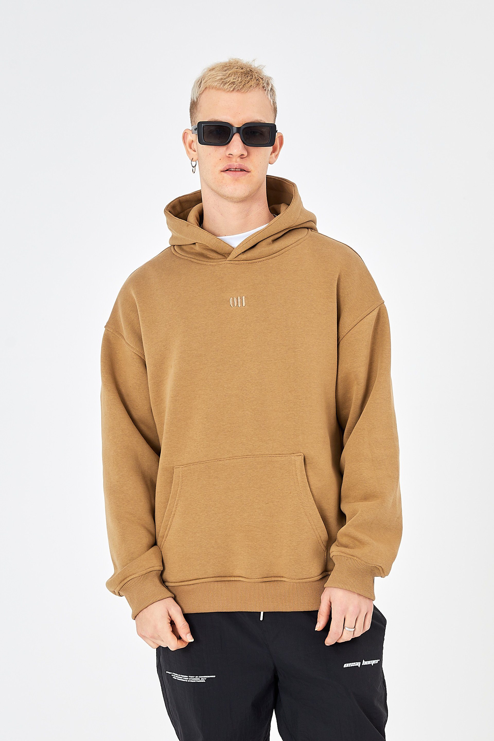 OSSY HOMER Hoodie Oversize Hoodie Basic Cotton Unisex Sweatshirt günstig online kaufen