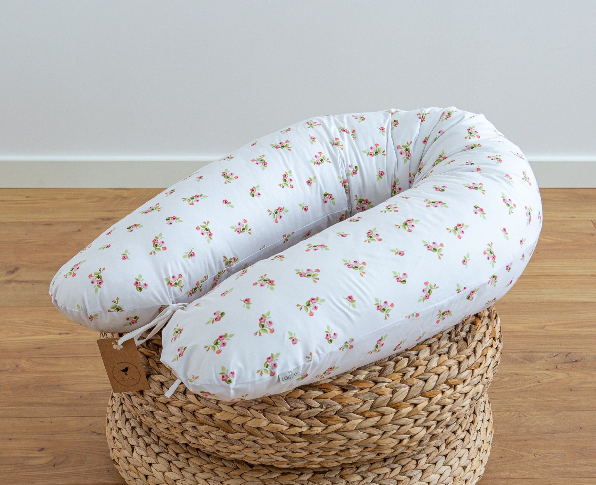 Loolay Seitenschläferkissen Premiere! ROSE Baumwolle Schwangerschaftskissen günstig online kaufen