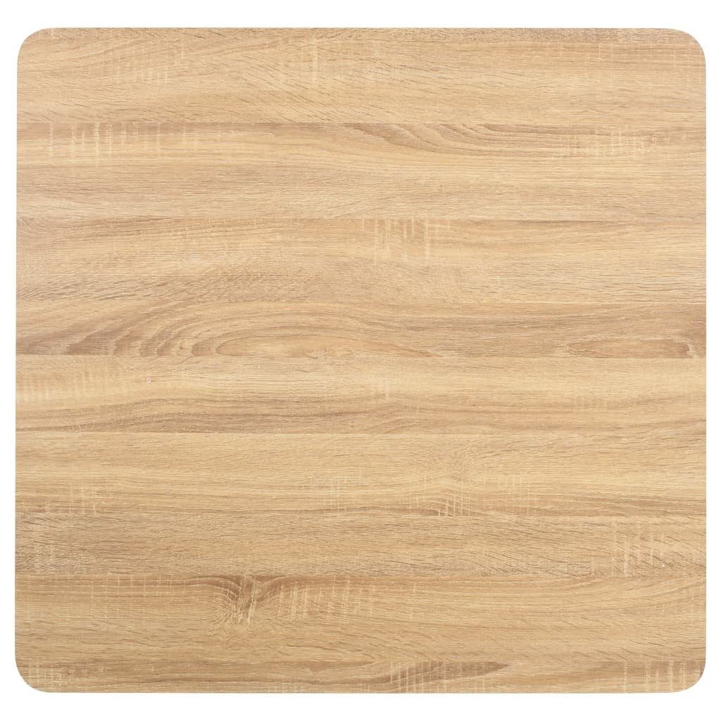 vidaXL Esstisch Bistrotisch Hellbraun 80x80 cm MDF (1-St)