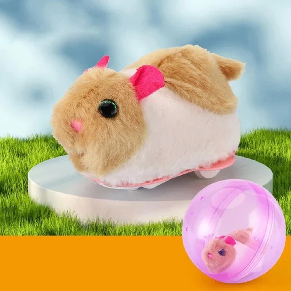 Blusmart Spielball Hamster-Laufball-Spielzeug, Lustiges pink F Kleinkinder-Krabbel-Roll-Ball, ball Spielball