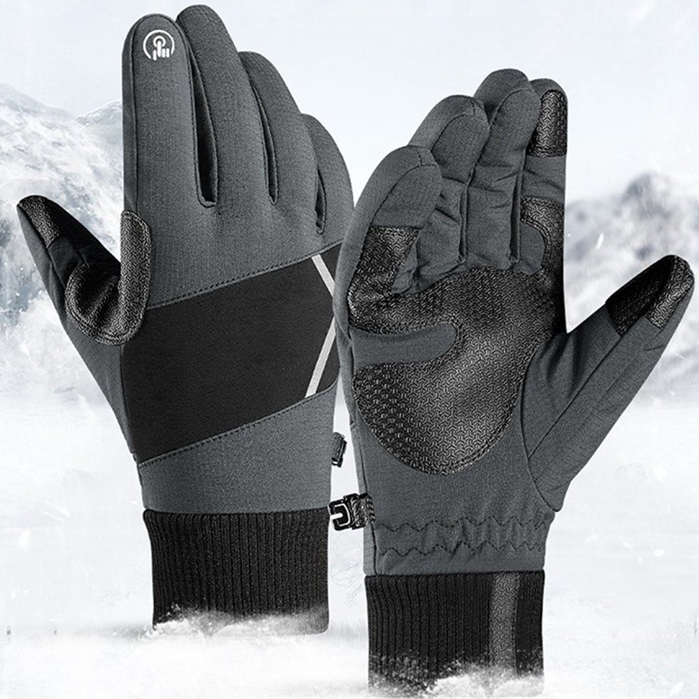 Handschuhe Wasserdicht Dekorative Sporthandschuhe, Skihandschuhe, Warme Outdoor-Reithandschuhe, Herrenhandschuhe, Fahrradhandschuhe