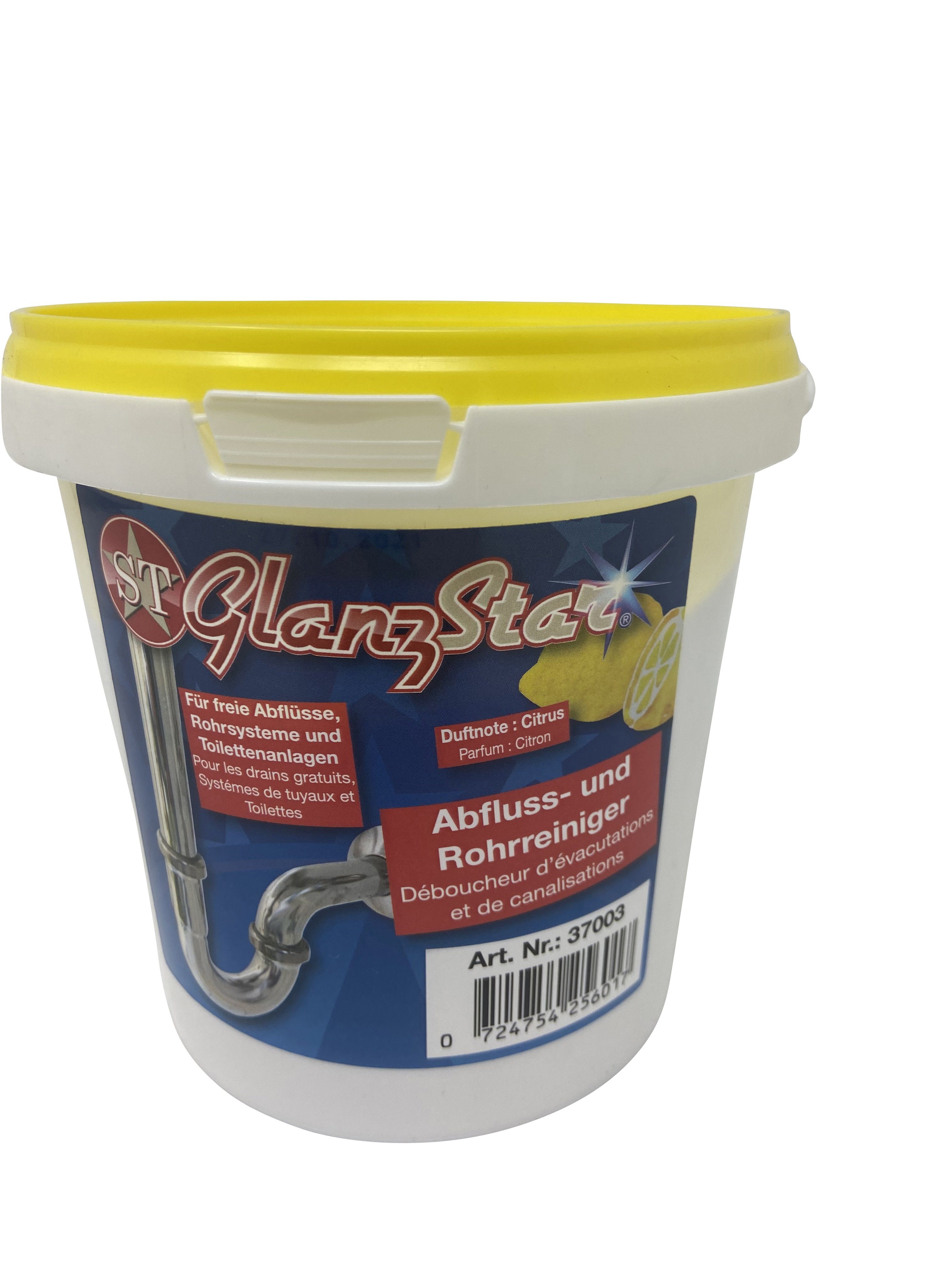 1kg Glanzstar Rohrreiniger (Duftnote: Abfluss- - und Zitrusduft - Rohrreiniger Citrus)