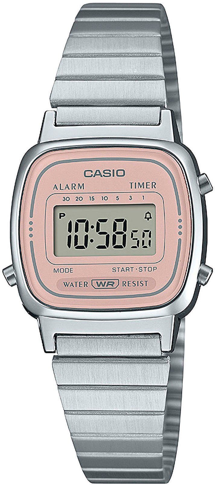 CASIO VINTAGE Chronograph LA670WEA-4A2EF, Quarzuhr, Armbanduhr, günstig online kaufen