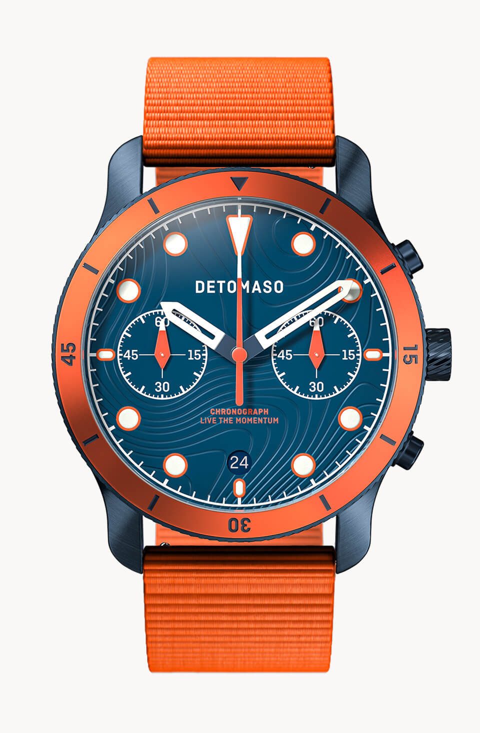 DETOMASO Quarzuhr VENTURE CHRONO TOPO BLUE günstig online kaufen