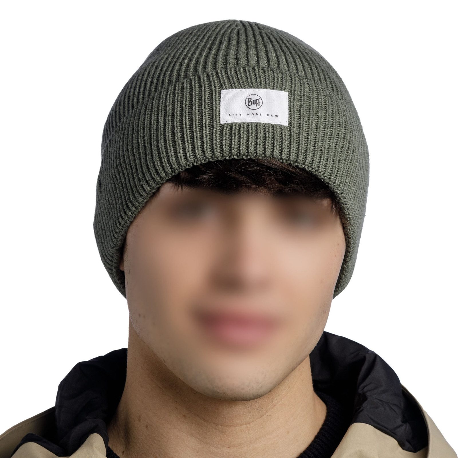 Buff Strickmütze Knitted Beanie Drisk mit breitem Umschlag
