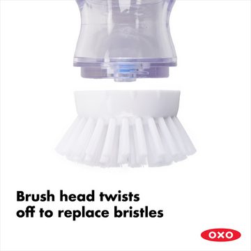 OXO Good Grips Reinigungsbürste, mit Spülmittelspender und Halter