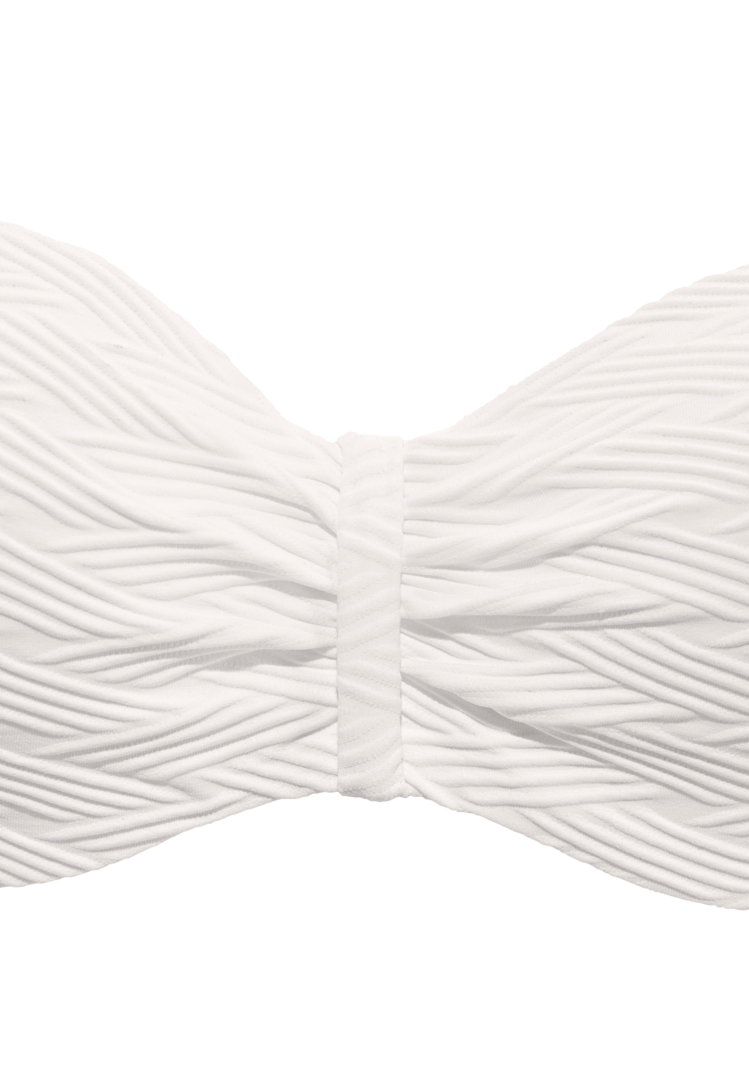 Sunseeker Bügel-Bandeau-Bikini-Top Loretta, mit Strukturmuster – Bild 4 von 5
