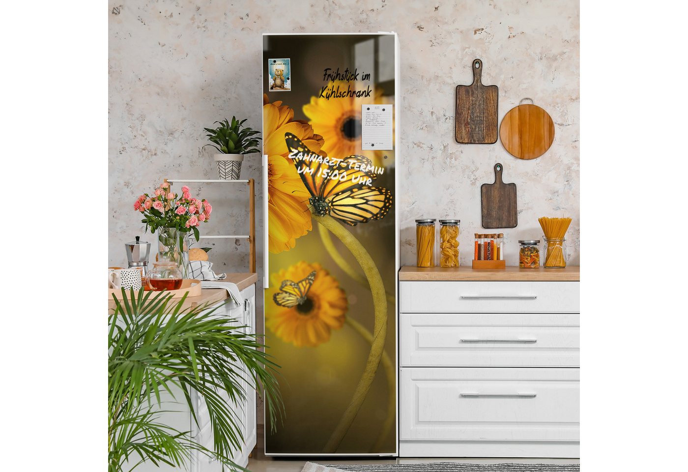 Thumbnail - DEQORI Magnetfolie 'Frühlingsfreude', beschreibbar Kühlschrank Magnetmatte magnetisch Magnetfolie
