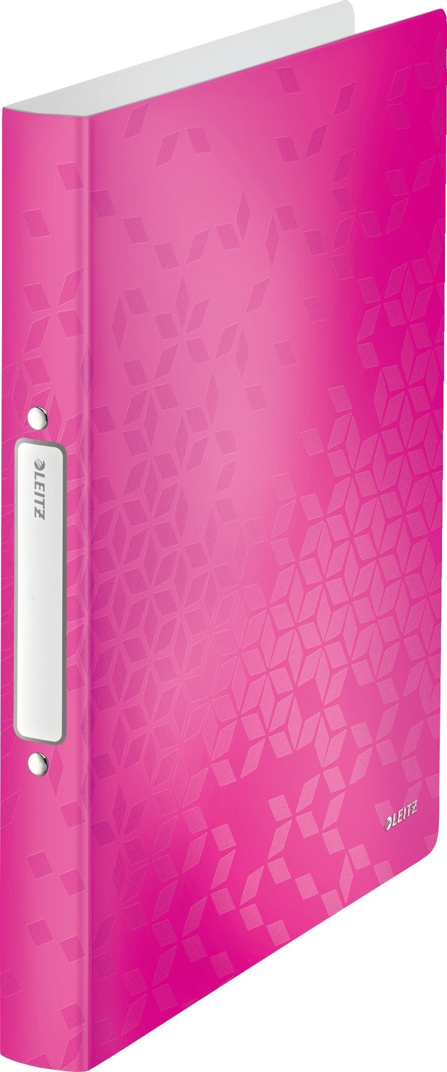 LEITZ Präsentationsordner Ringbuch Wow A4 2 Ringe 25mm pink metallic