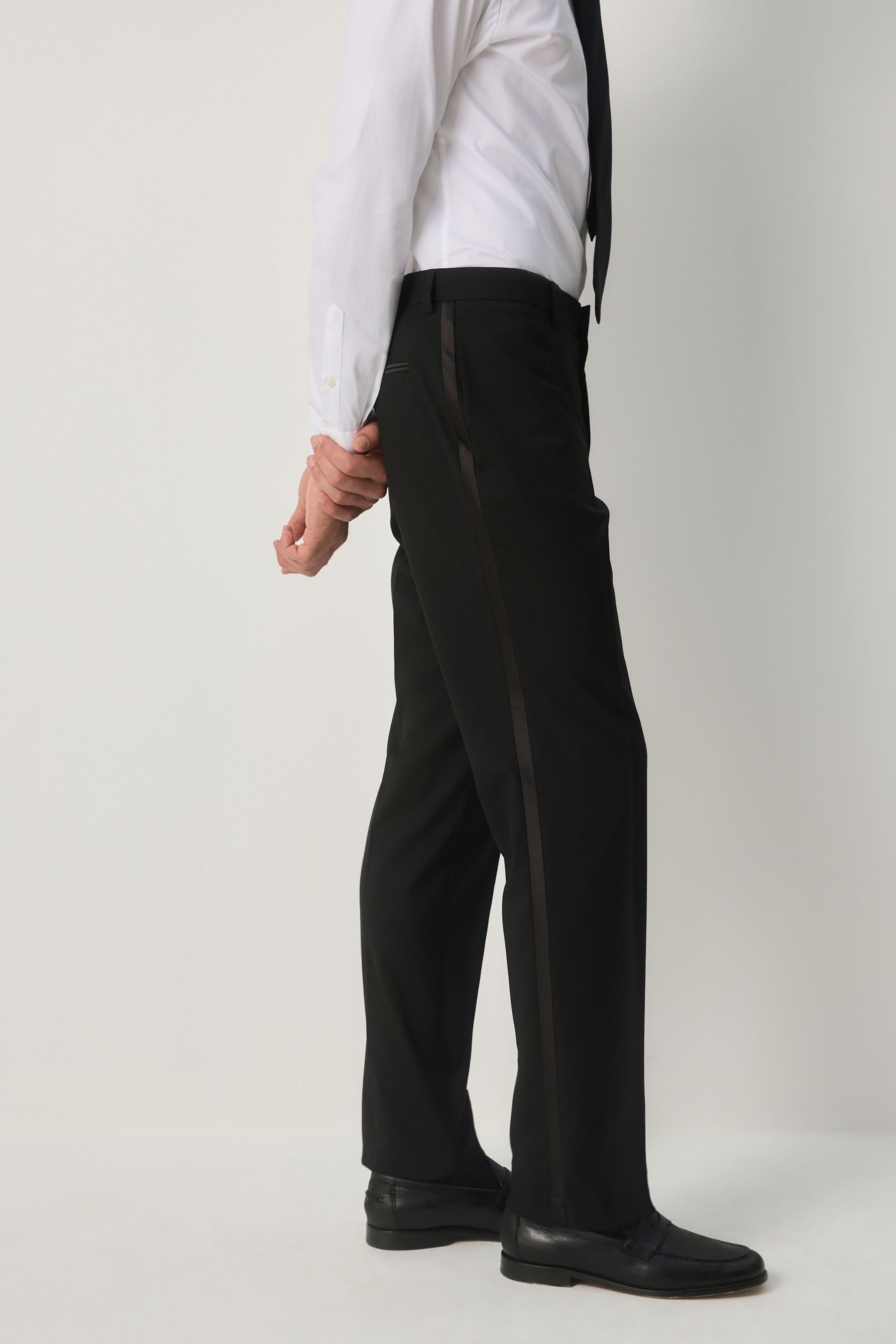 Next Anzughose Tailored Fit Smokinghose (1-tlg)