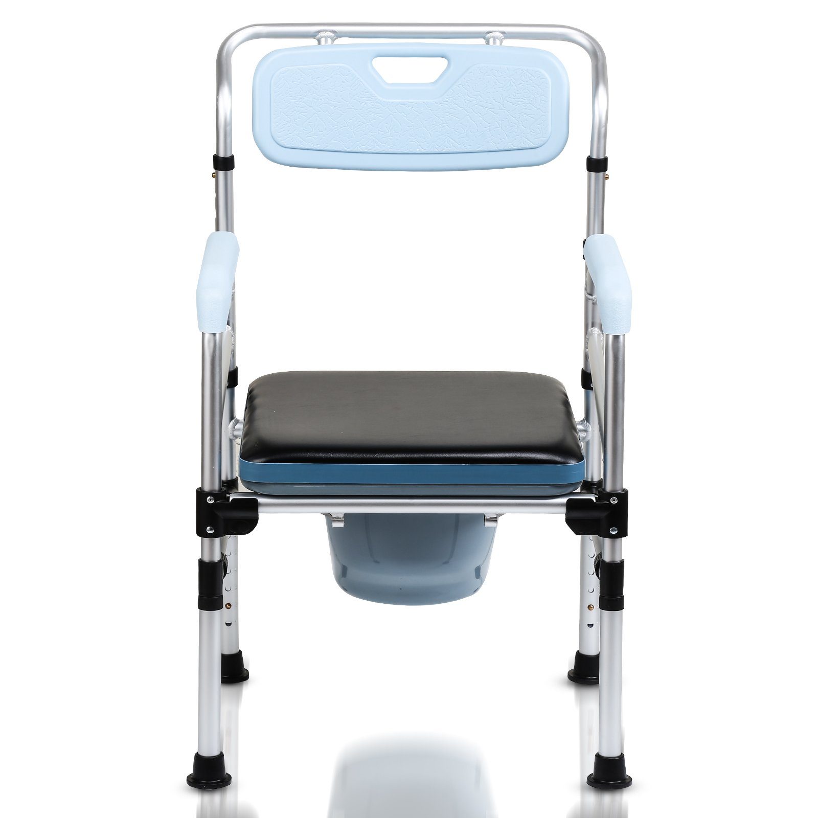 Clanmacy Toiletten-Stuhl Toilettenstuhl Nachtstuhl Toilettenhilfe WC Stuhl günstig online kaufen