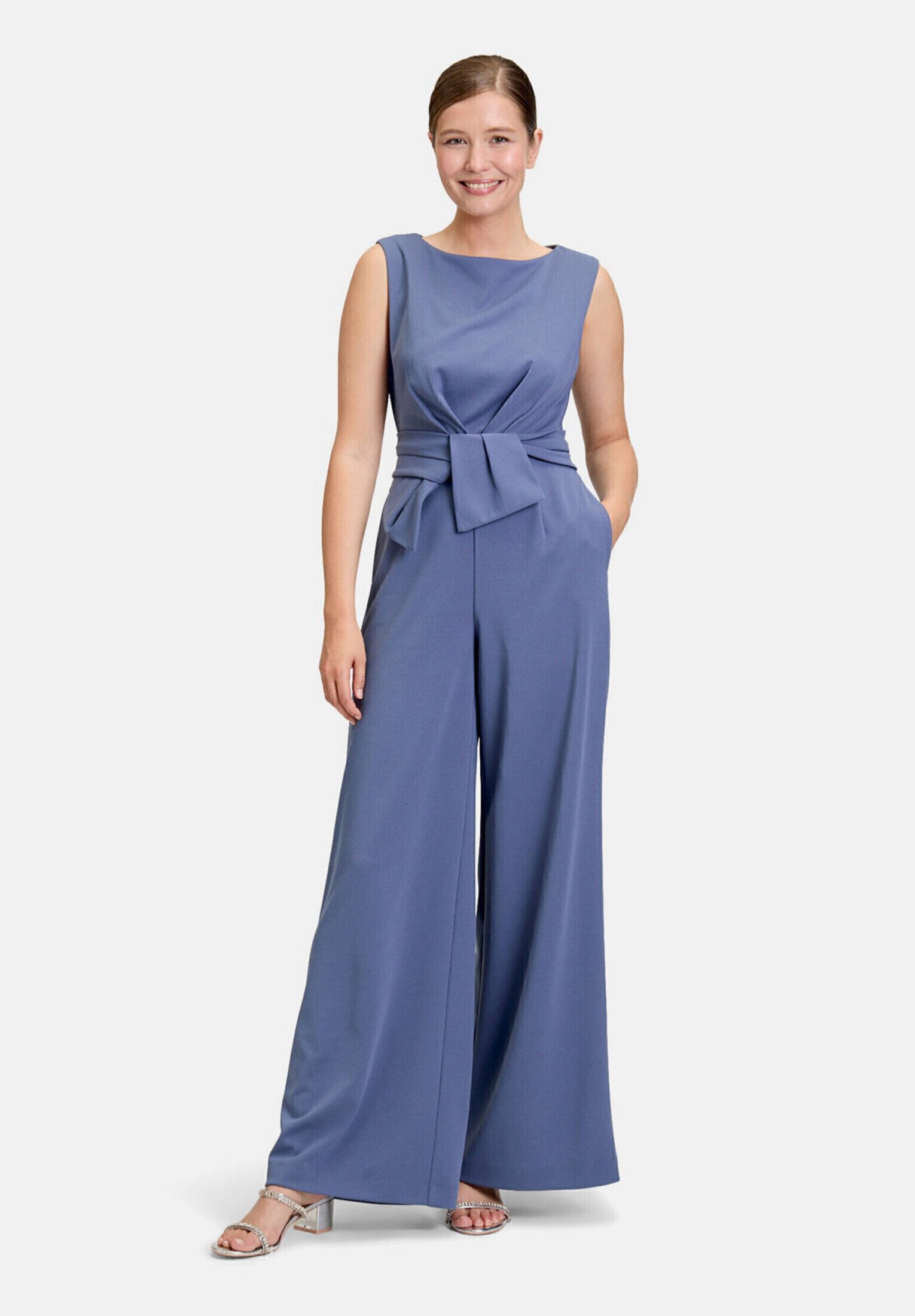 Vera Mont Overall Damen mit weitem Bein (1-tlg) Bunddetail