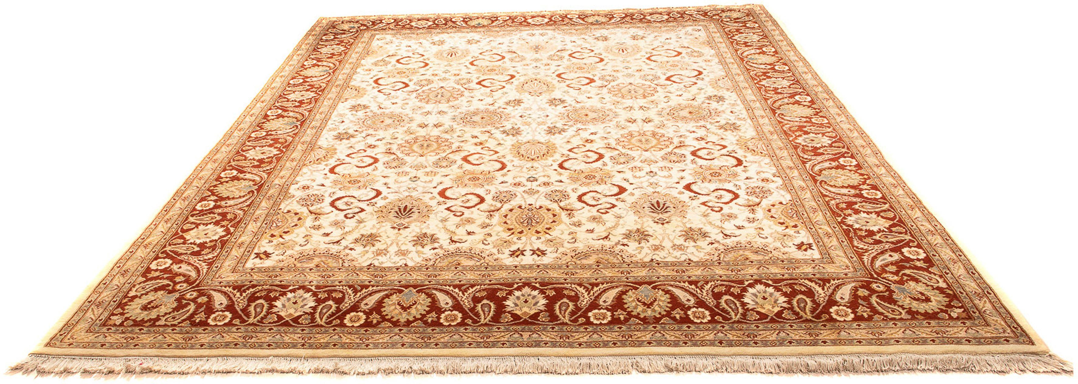 Orientteppich Täbriz - 315 x 247 cm - beige, morgenland, rechteckig, Höhe: 12 mm, Wohnzimmer, Handgeknüpft, Einzelstück mit Zertifikat