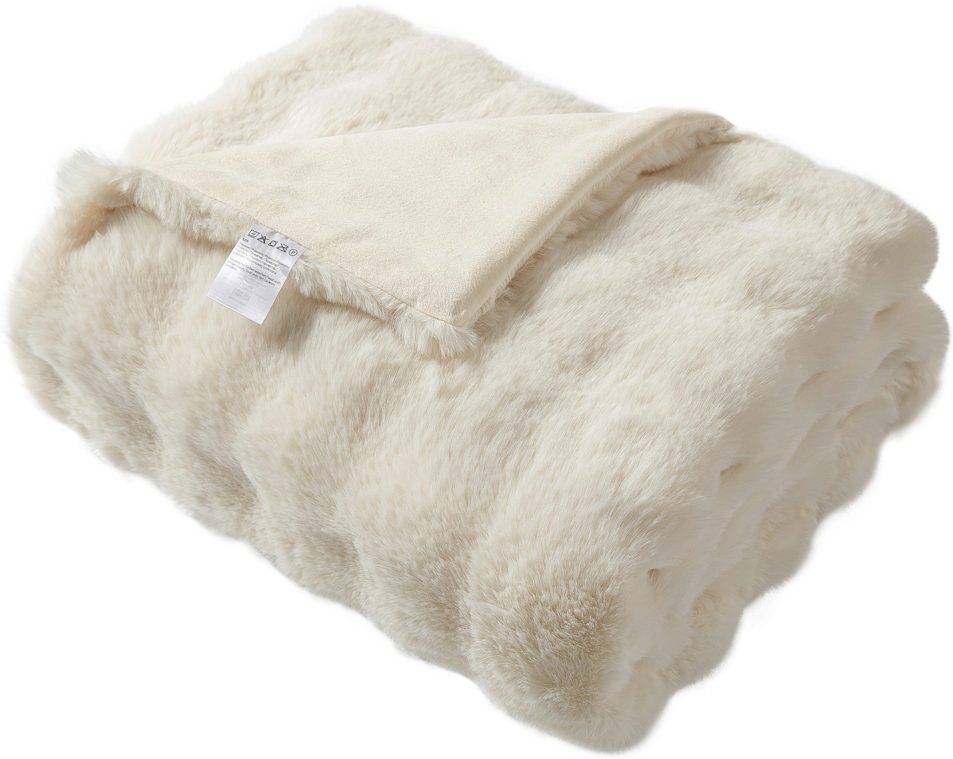 Wohndecke Briee Premium 550g/m², hochwertig, flauschige Decke, maximaler Komfort, OTTO home, Decke mit Fell-Optik, bubble, unifarben, hochwertige Qualität 550g/m²