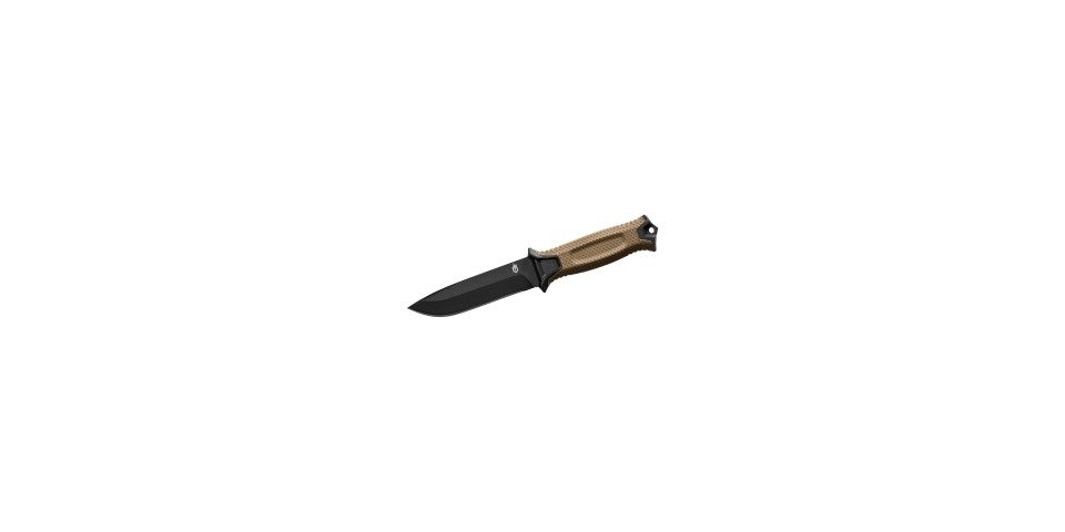 Gerber Survival Knife Gerber Strongarm FDE feststehendes Ножи mit Scheide, (1 St), Scheide inklusive, rostfreie Klinge