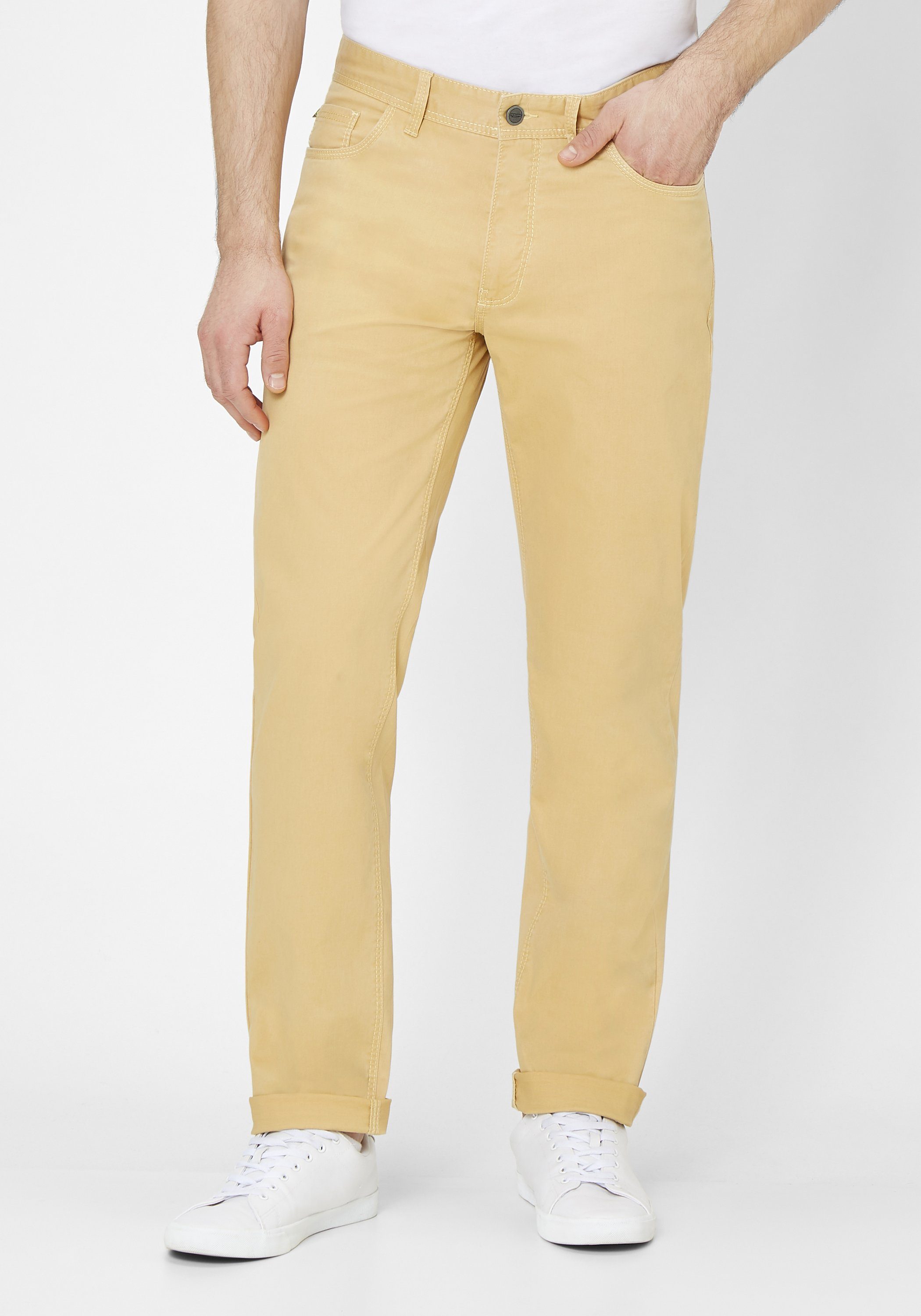 Redpoint Stoffhose MILTON super stretch 5 Pocket aus nachaltiger Baumwolle yellow