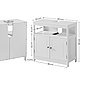 VASAGLE Waschbeckenunterschrank »BBC301W01« Badezimmerschrank, Aufbewahrungsschrank, 60 x 30 x 60 cm, weiß, Bild 8