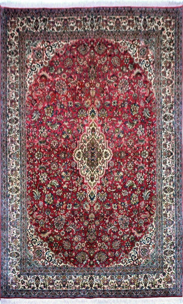 Seidenteppich KASHAN 3635 von KAYOOM - Handgefertigtes Einzelstück mit Echtheitszertifikat