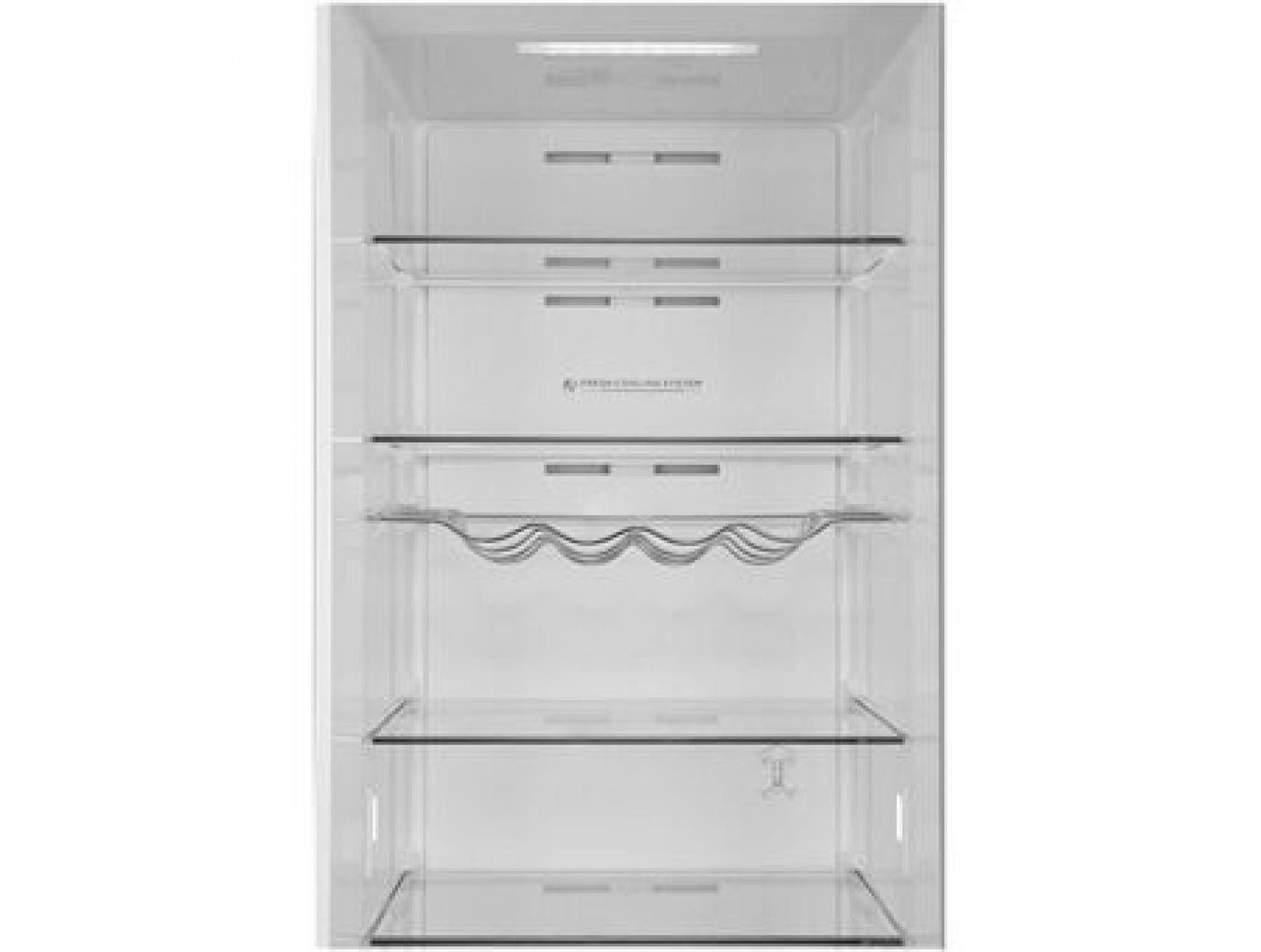Midea Kühlschrank MDRU502MTC46, 185.0 cm hoch, 59.5 cm breit, NoFrost, Multi-Airflow, LED, reversible Tür, digitale Steuerung