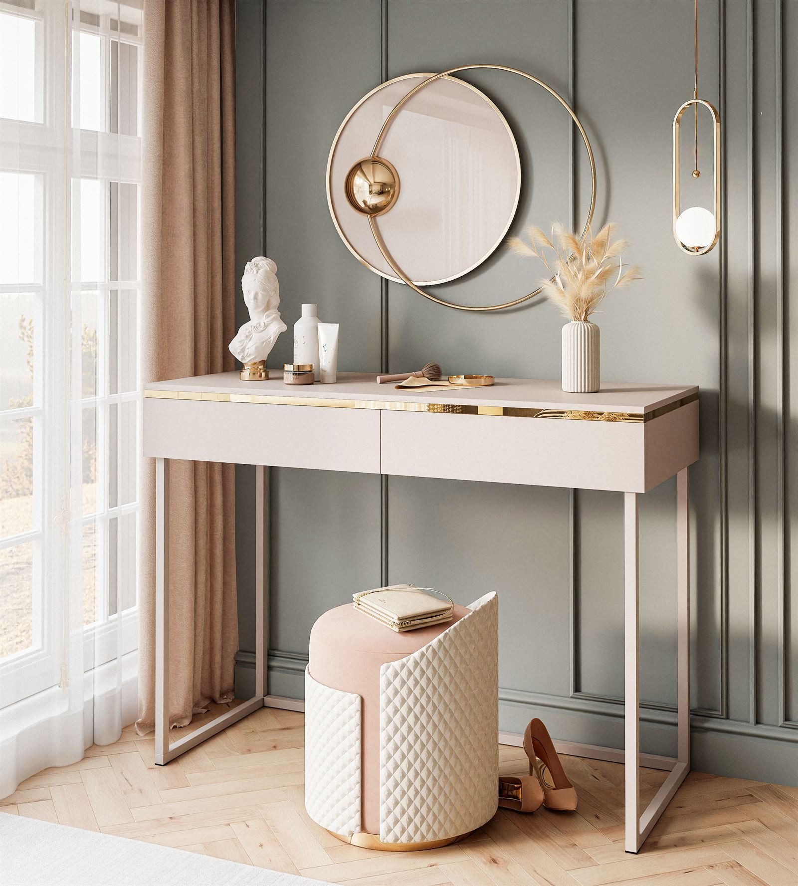 Lookway Schminktisch AURORA KASCHMIR auf Gestell günstig online kaufen