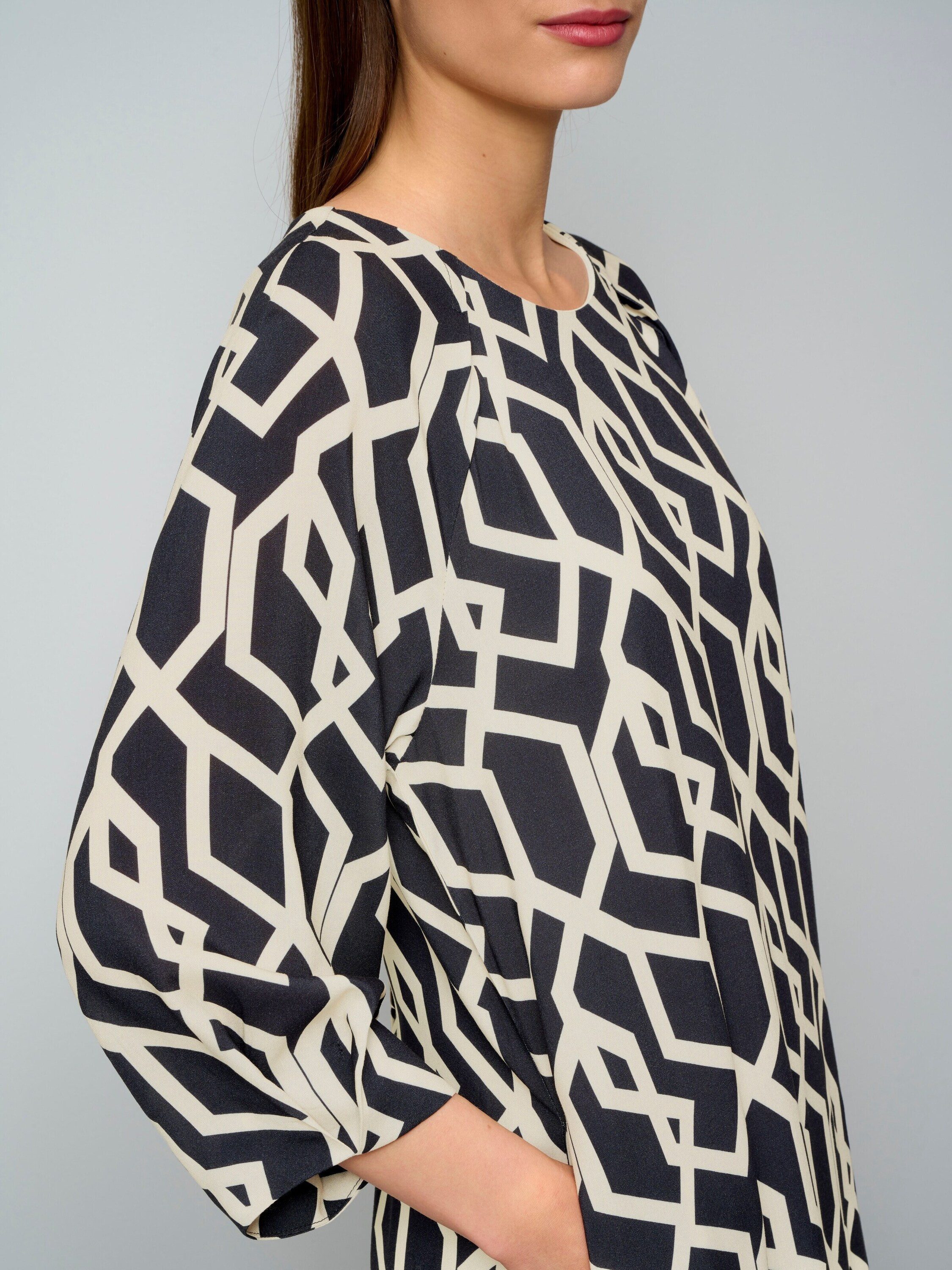 Alba Moda Druckkleid Kleid in grafischem Dessin