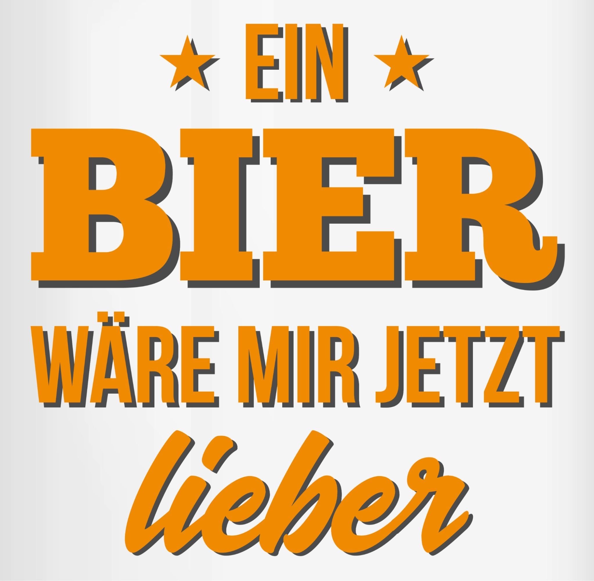 wäre Shirtracer lieber, jetzt 2 Statement Sprüche Bier Ein Tasse mir Keramik, Bordeauxrot