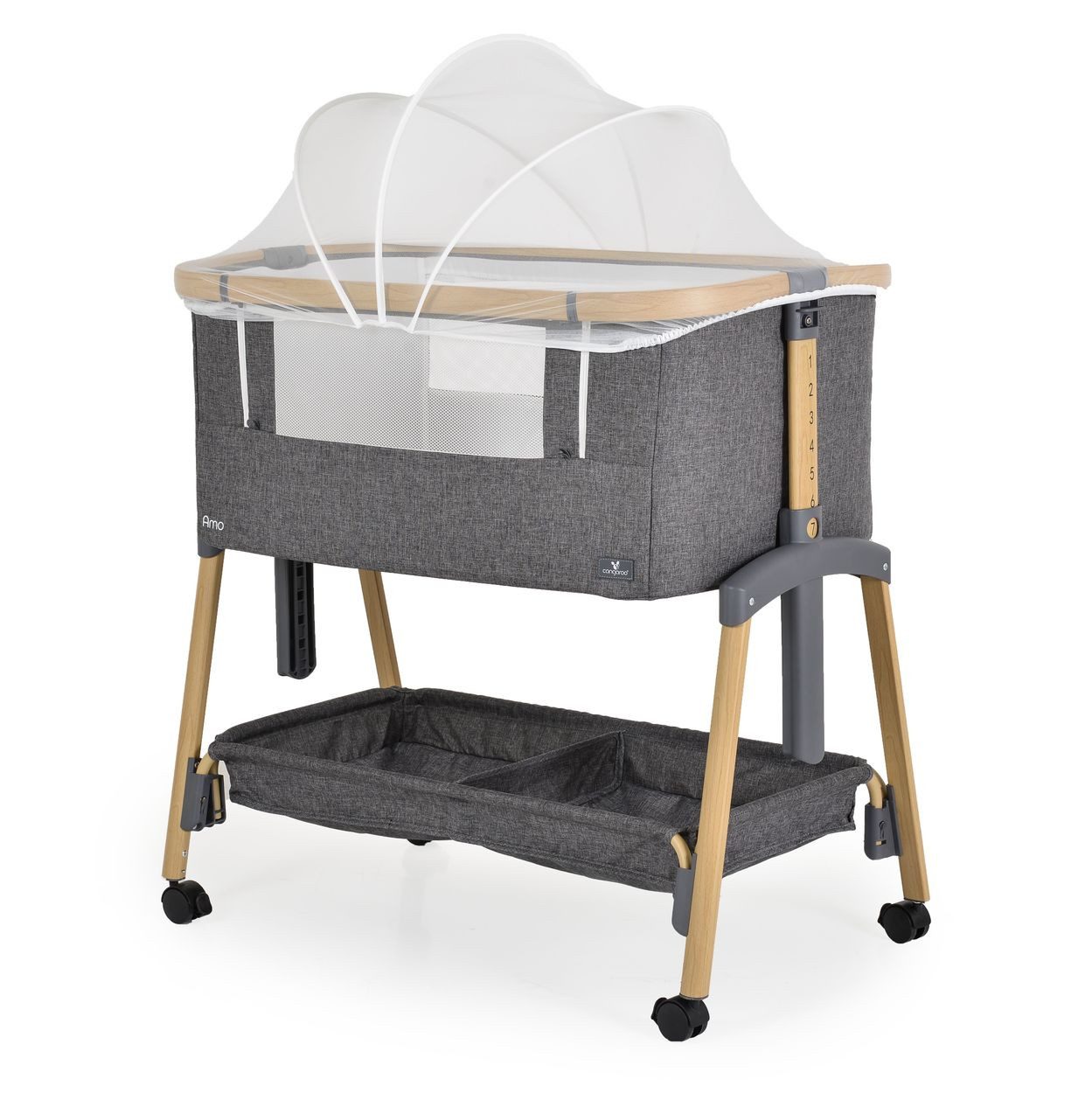 Cangaroo Komplettbett Beistellbett Amo Matratze, höhenverstellbar, günstig online kaufen