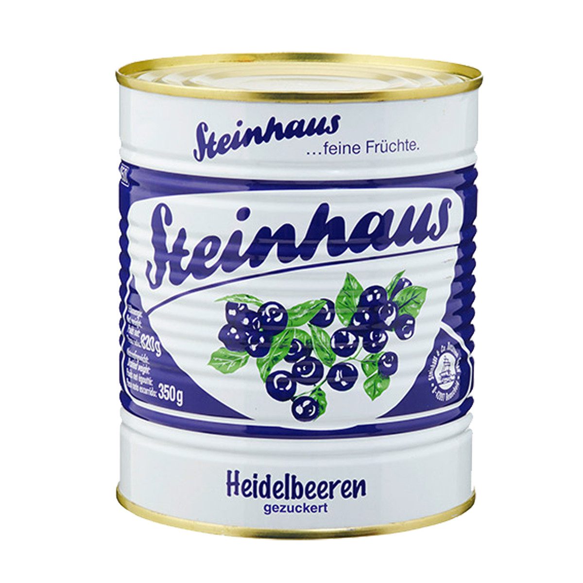 Steinhaus Obstkonserve, Steinhaus Heidelbeeren feine Früchte gezuckert in der Dose 850ml