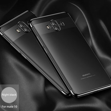 König Design Handyhülle Huawei Mate 10 Lite, Huawei Mate 10 Lite Handyhülle Bumper Backcover Schwarz