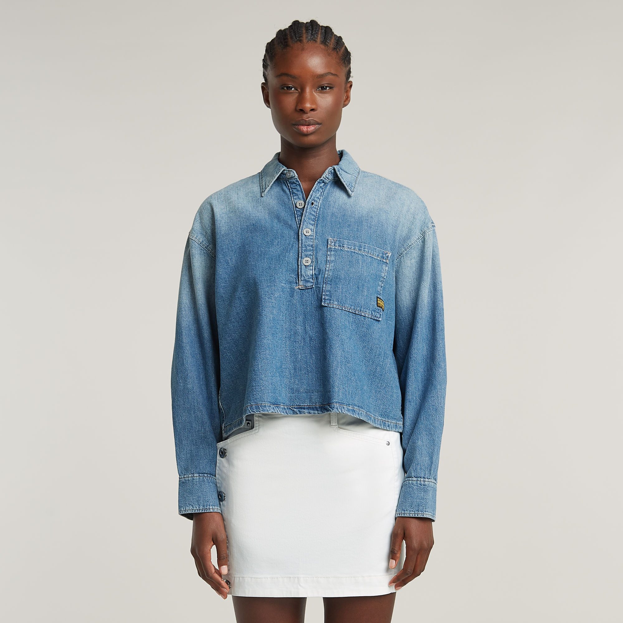 Langarmbluse Boxy day shirt wmn