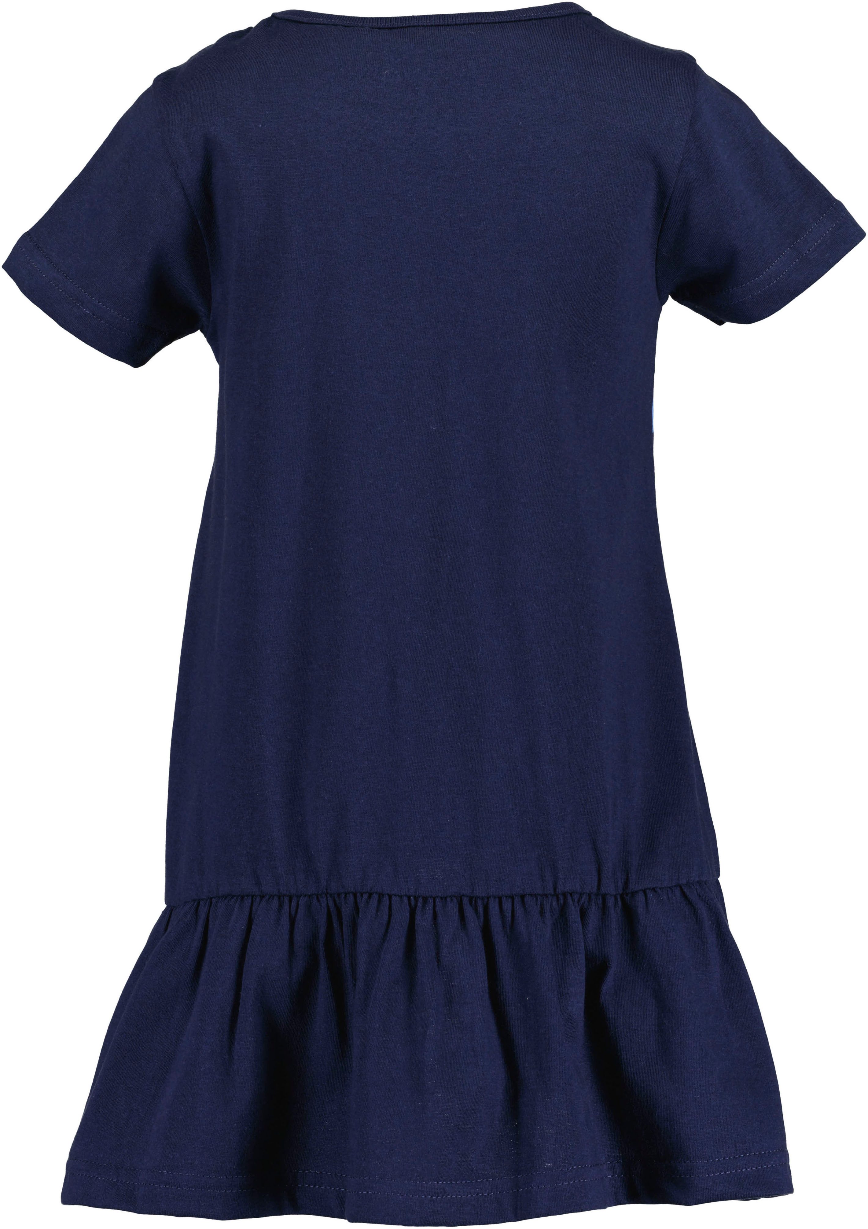 Blue Seven Jerseykleid (1-tlg) mit großem Frontmotiv mit Pailletten