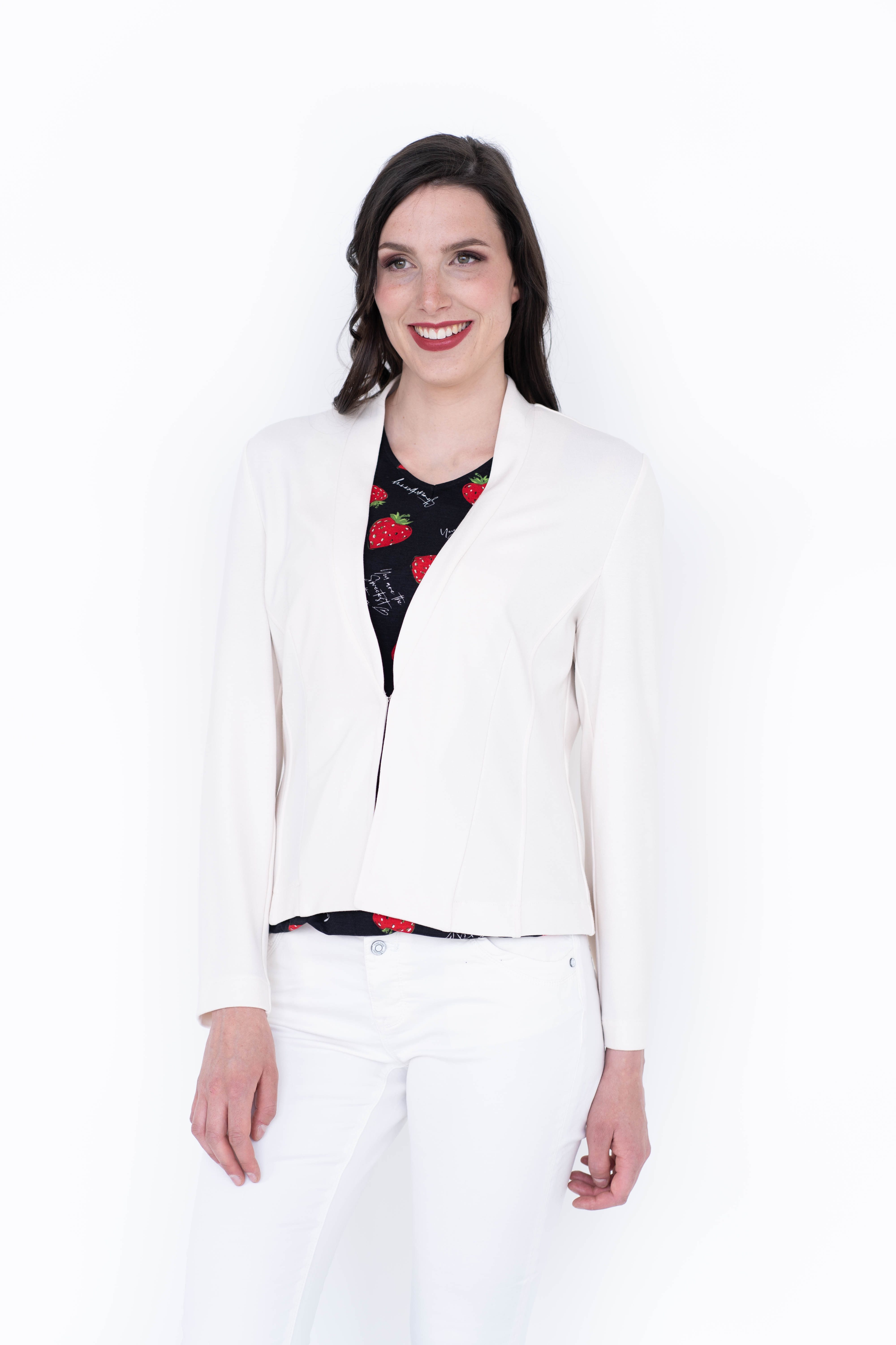 einfach Schön Sweatblazer Katja creme