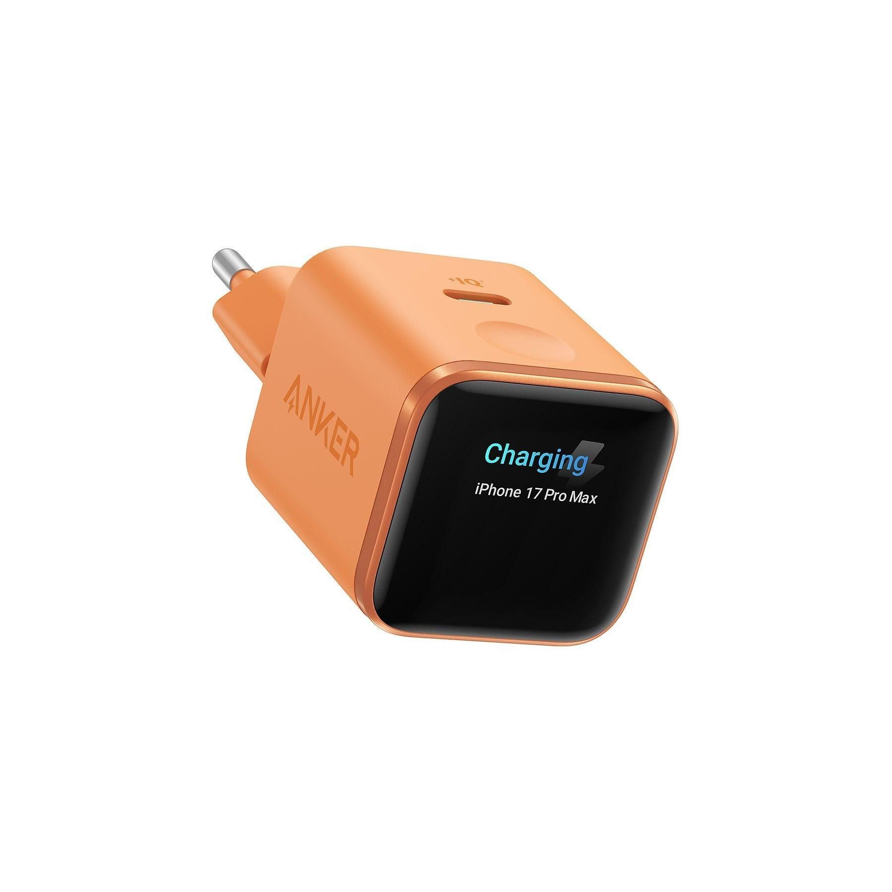 Anker Anker Nano Ladegerät 45W Ladestation (Kompakter 45W Akku mit Nano-Charcoal-Technologie)