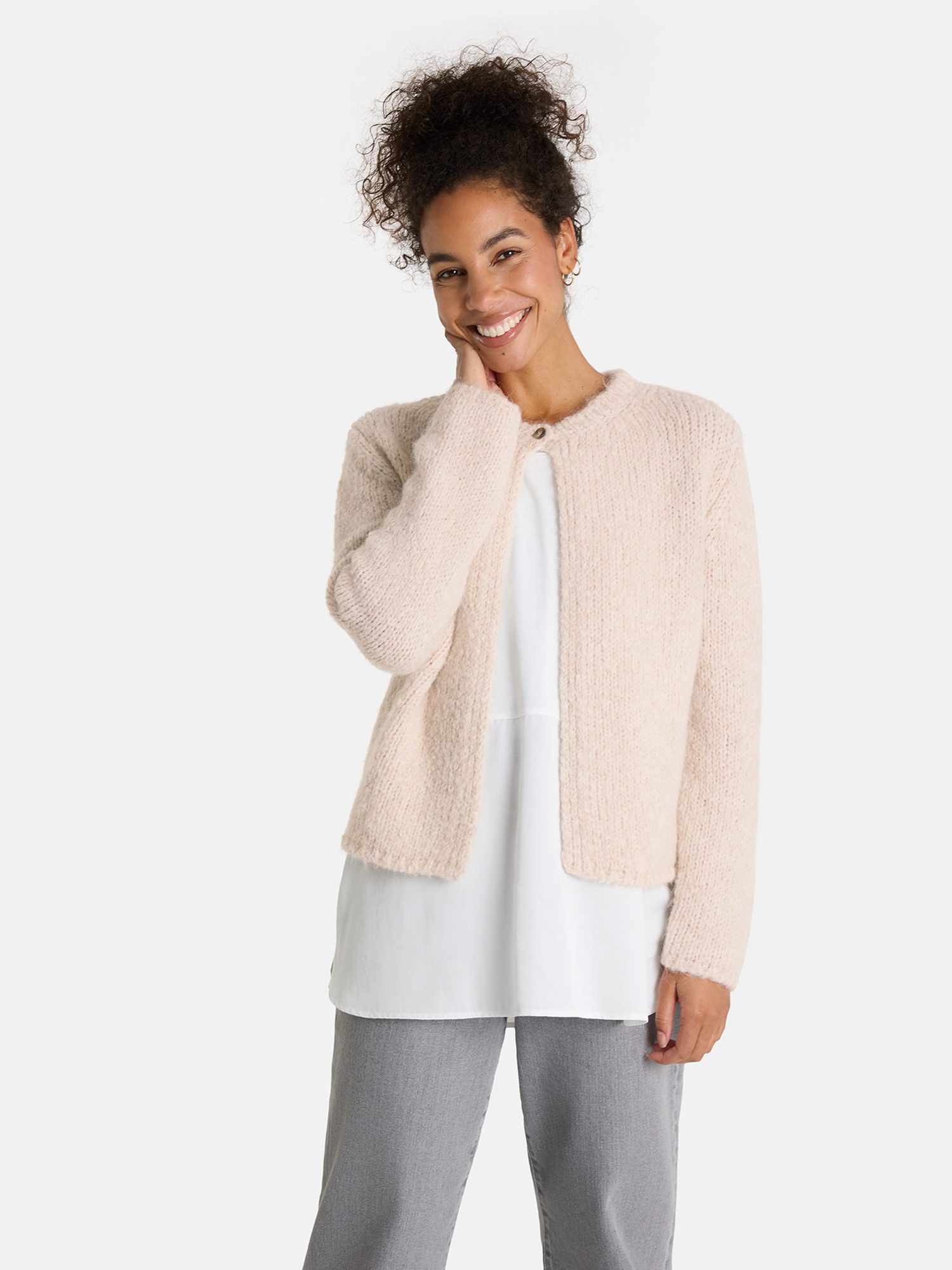 Lieblingsstück Strickjacke KianaL mit Alpakawolle und Wolle
