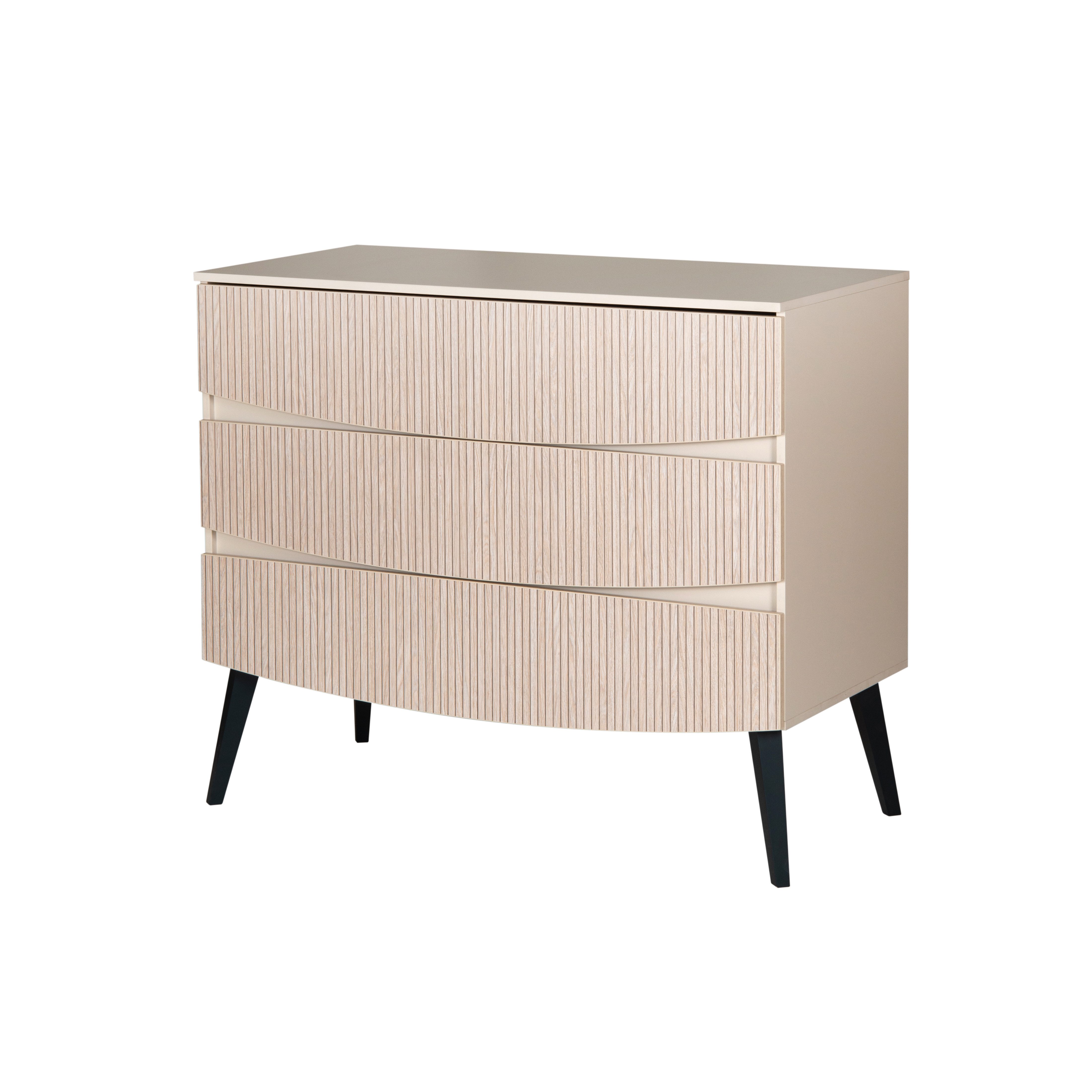 Schardt Babymöbel-Set 2-tlg Sparset Smile bestehend aus Bett, Umbauseiten, Wickelkommode, (Spar-Set, Kombi-Kinderbett, Umbauseiten, Wickelkommode, Wickelaufsatz), Made in Germany