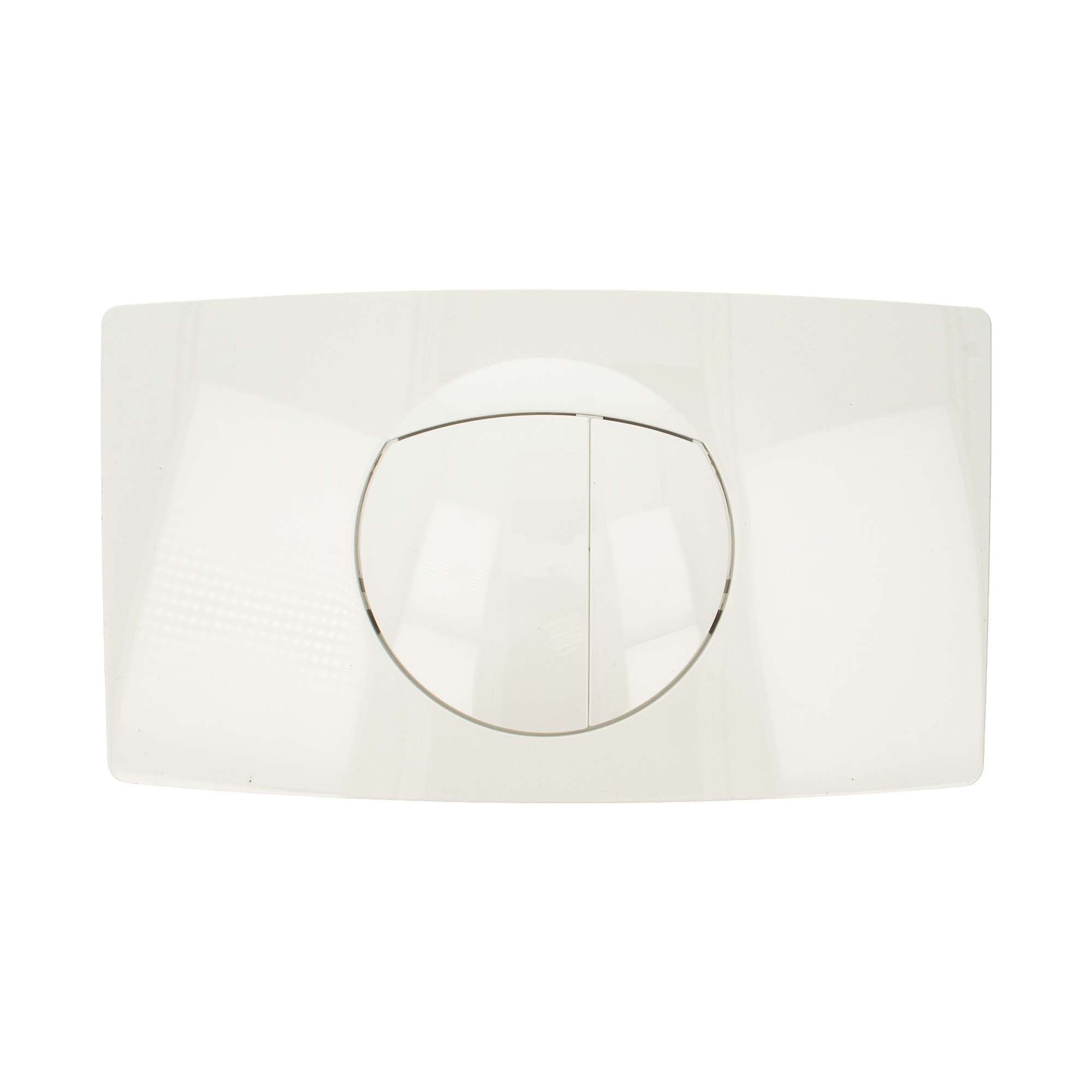 SANIT Betätigungsplatte Taste mit Tastenrahmen/Betätigungsplatte, Start/Stopp - weiß