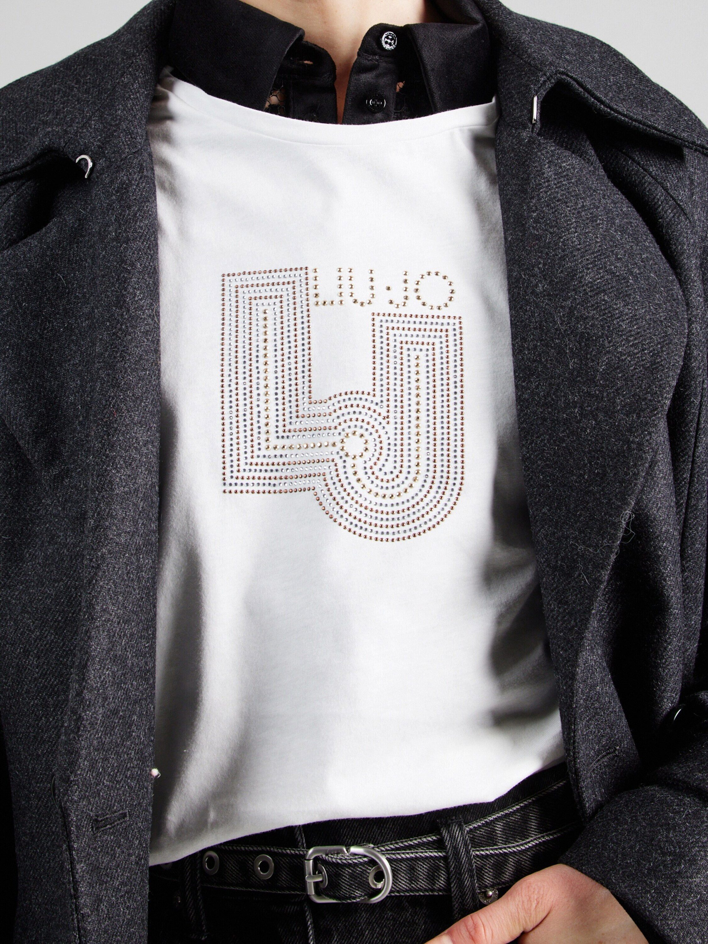 Liu Jo T-Shirt (1-tlg) Ziersteine