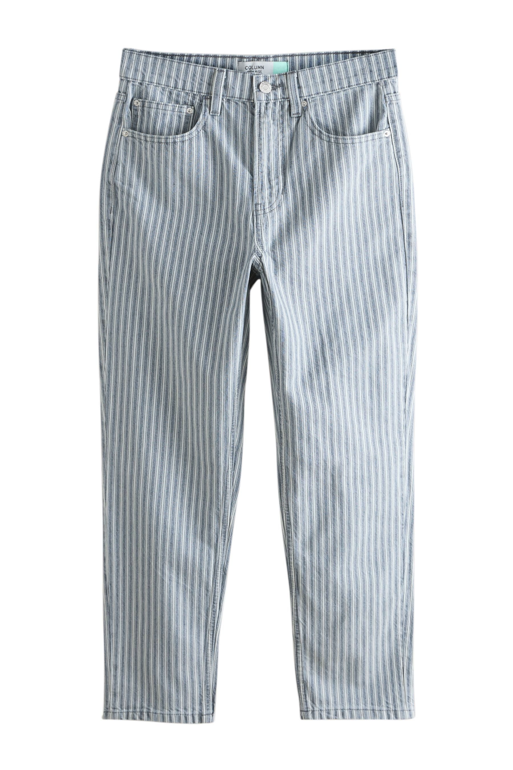 Mom-Jeans Gestufte Mom-Jeans mit Comfort-Stretch
