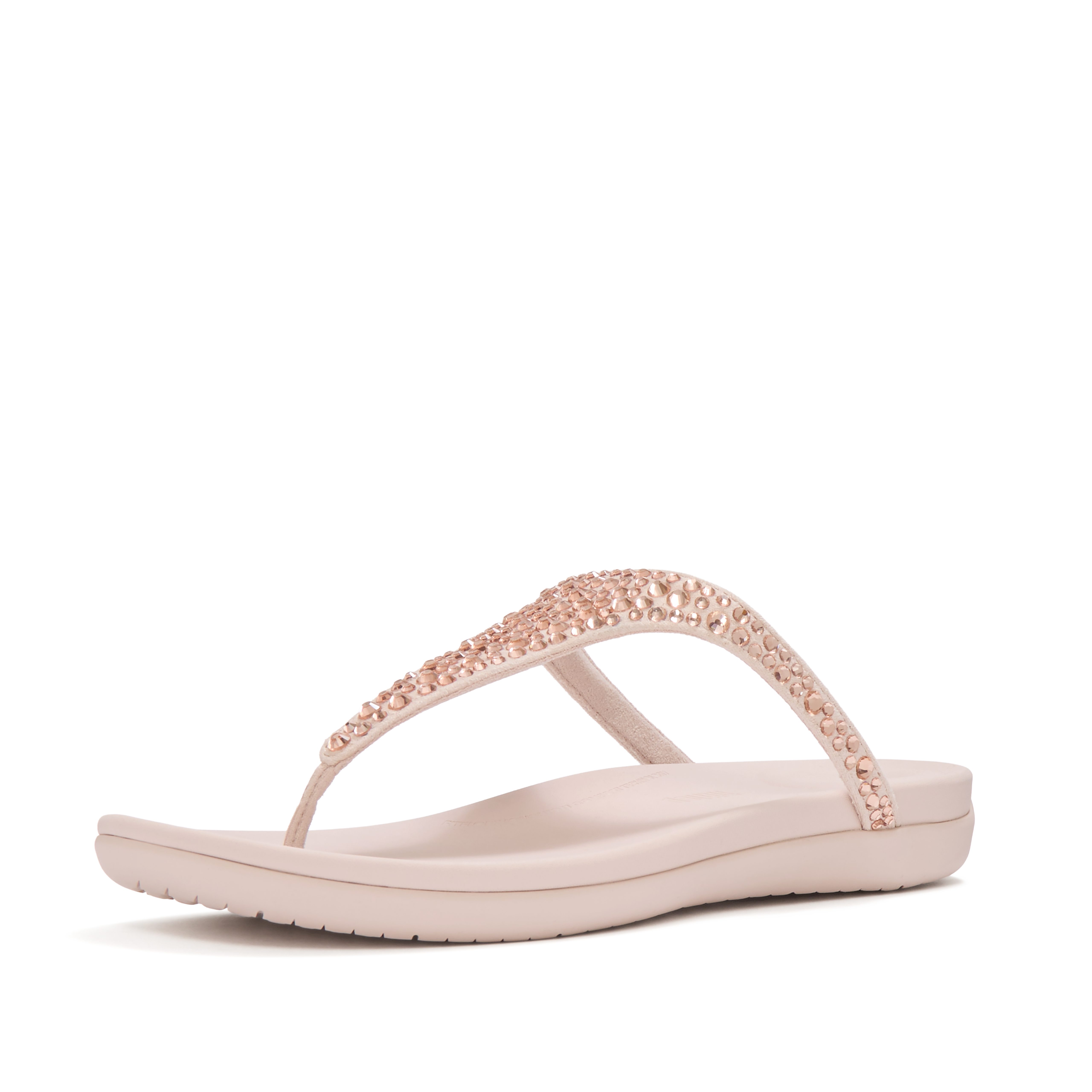 Fitflop SOLAY MIXED-CRYSTAL TOE-POST SANDALS Zehentrenner Dianette, Schlupfschuh, Sommerschuh mit edlem Glitter